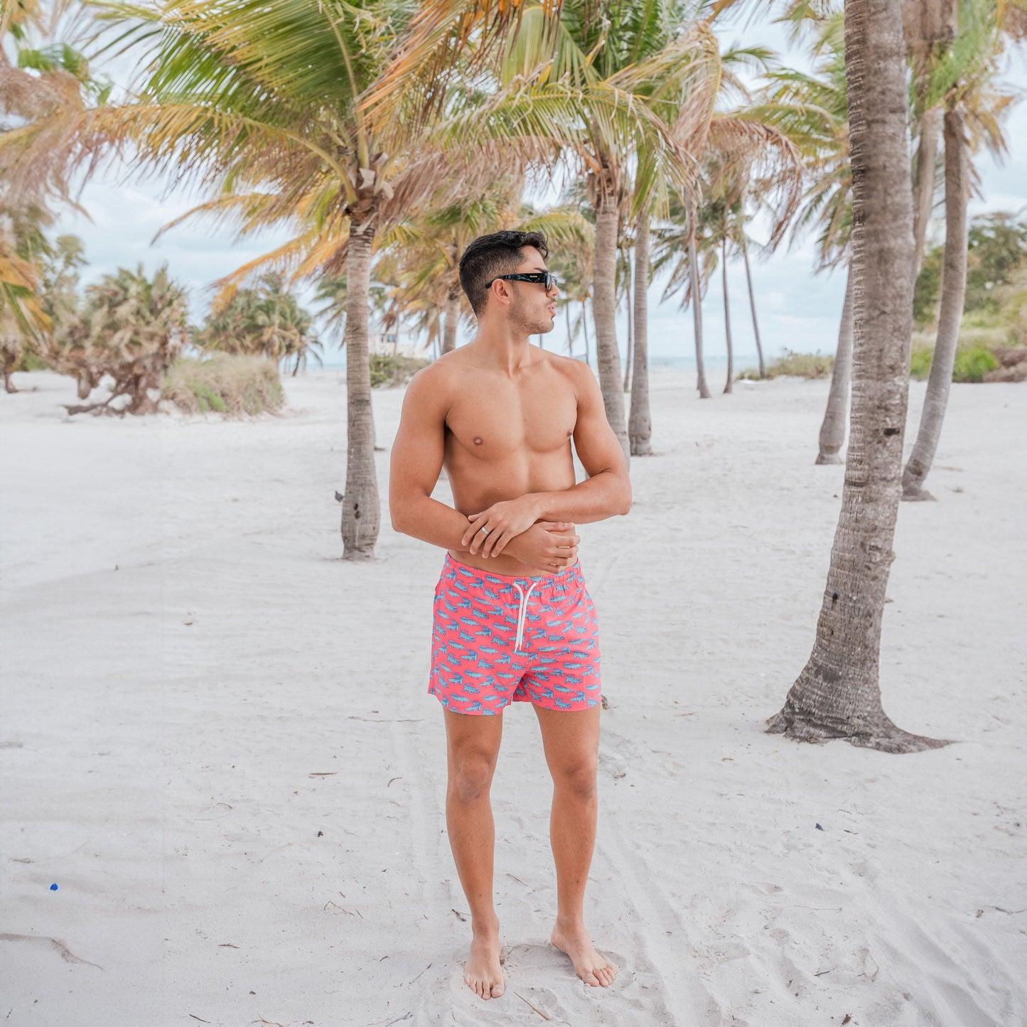 Bermies Crocodile Swim Trunks Male Product Image