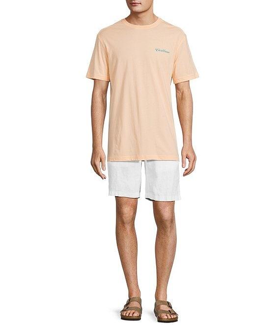 Caribbean Big & Tall Relax and Winedown Short Sleeve Graphic T-Shirt Product Image