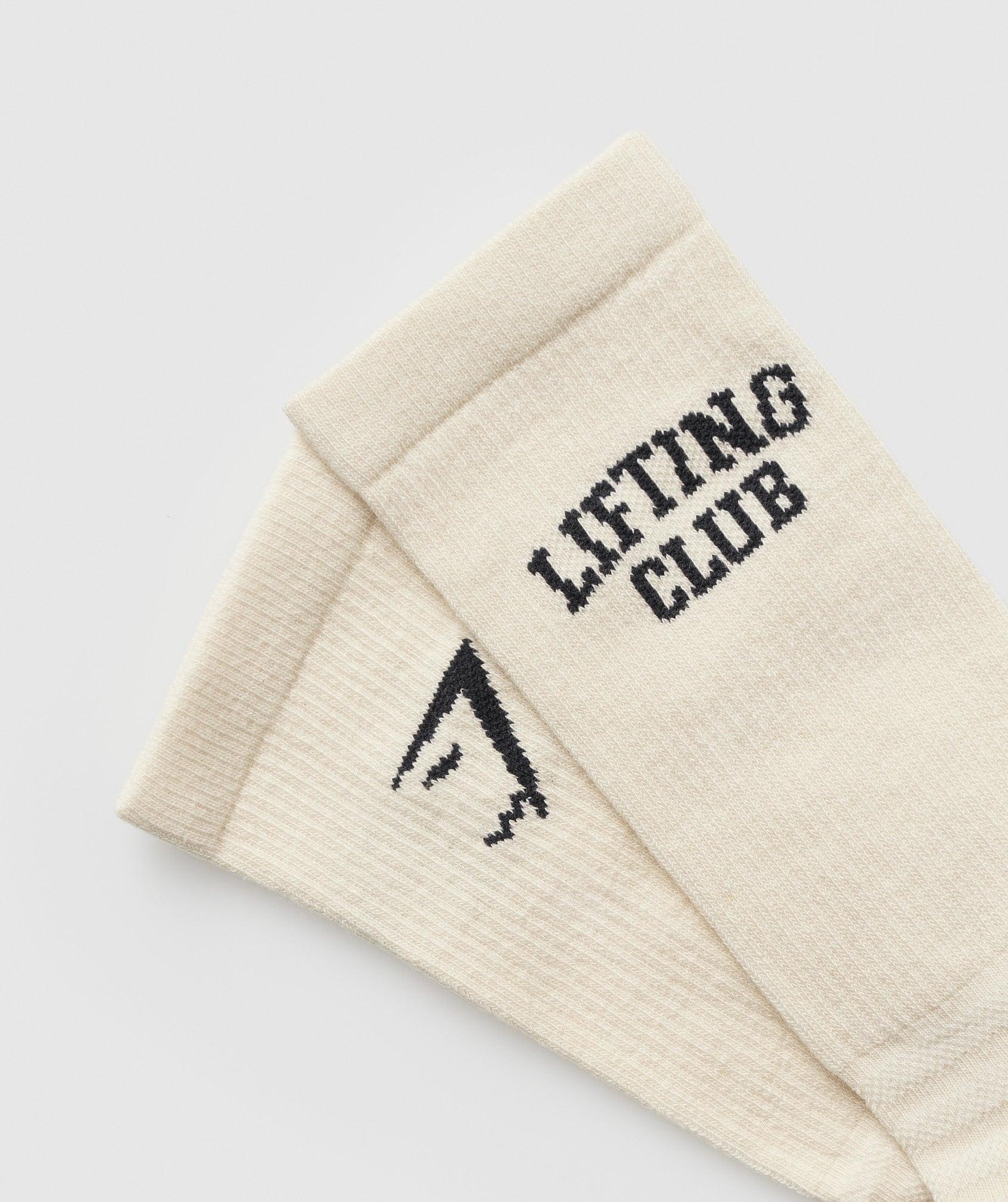 Lifting Club Graphic Crew Sock Single Product Image