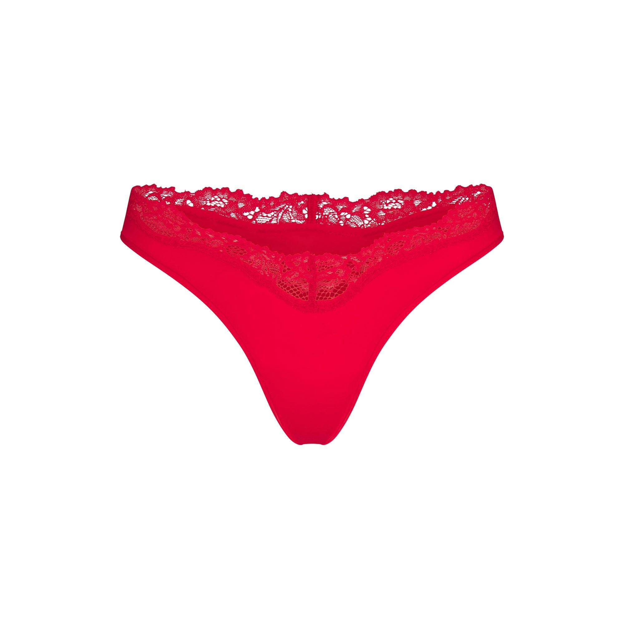 FITS EVERYBODY LACE DIPPED THONG 5-PACK | HEART BREAKER MULTI Product Image