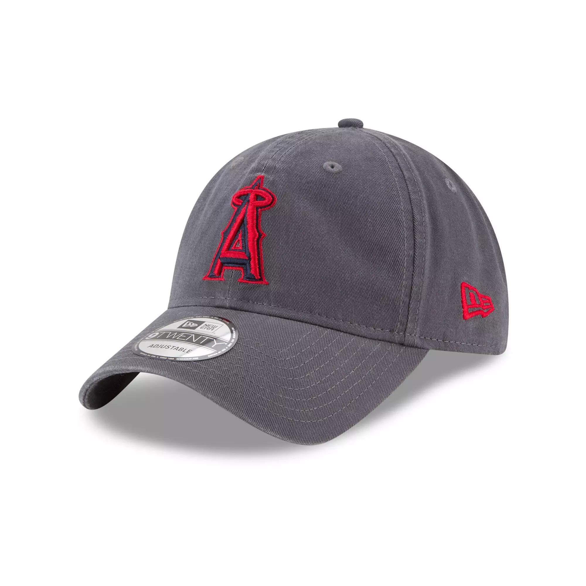 Men's New Era Graphite Los Angeles Angels Fashion Core Classic 9TWENTY Adjustable Hat, Dark G Product Image