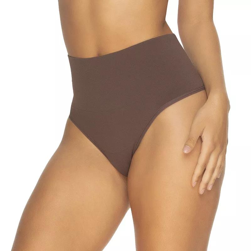 Women's Jezebel Fusion Waist Shaping Thong Panty 4198P1,  Product Image