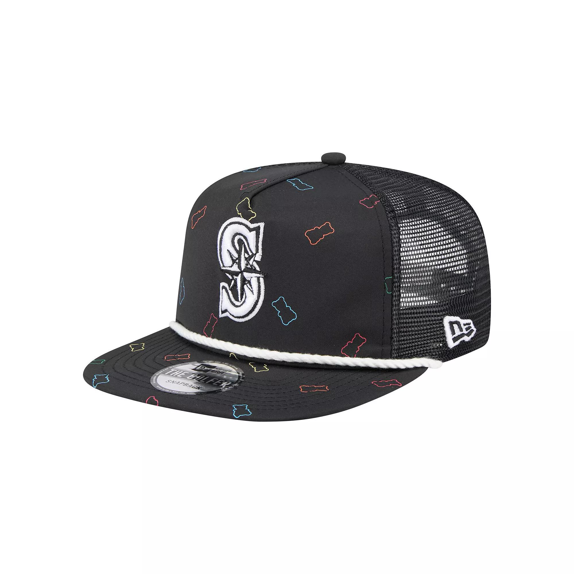 Mens New Era Seattle Mariners Gummy Golfer Trucker Adjustable Hat Product Image