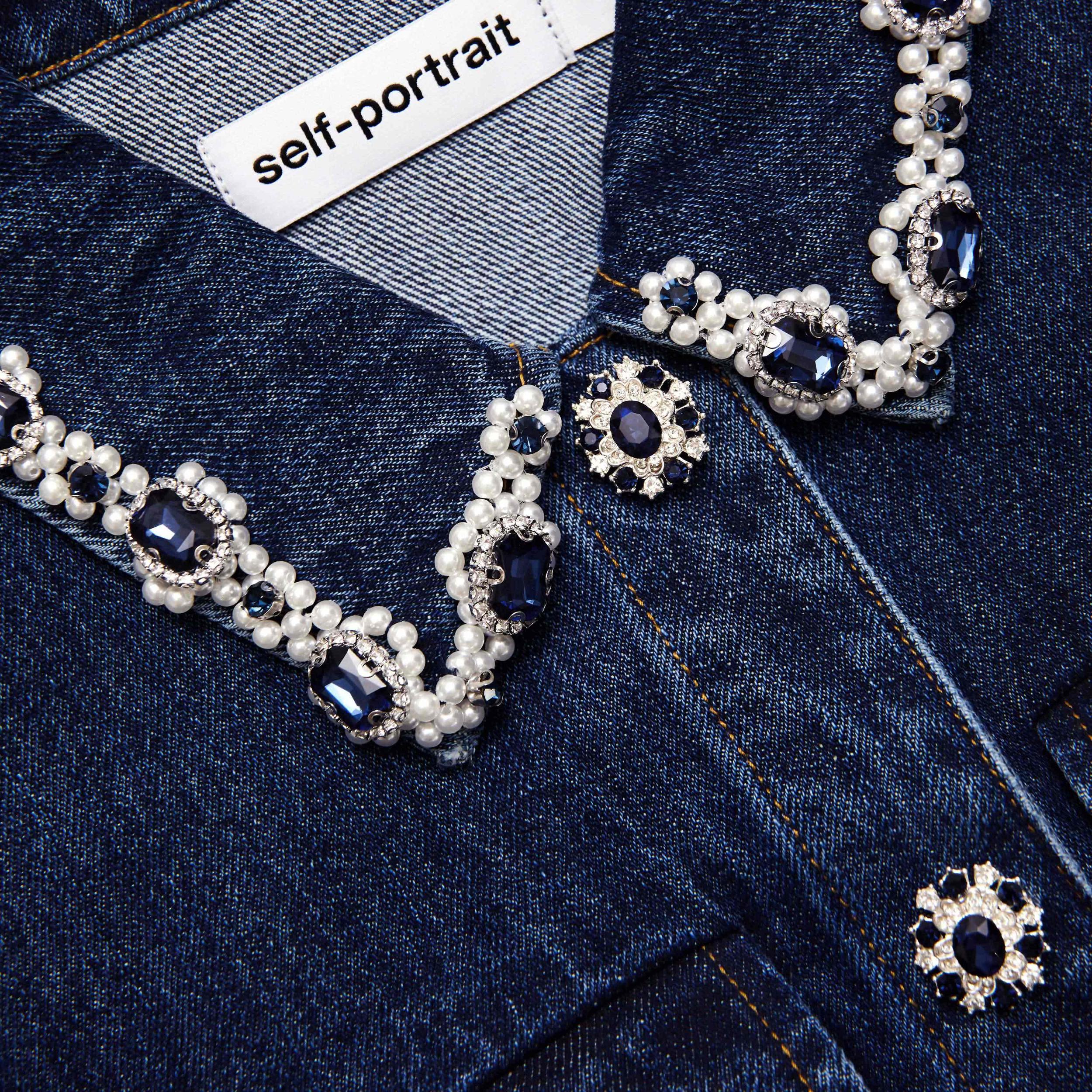 Denim Sleeveless Mini Dress Product Image