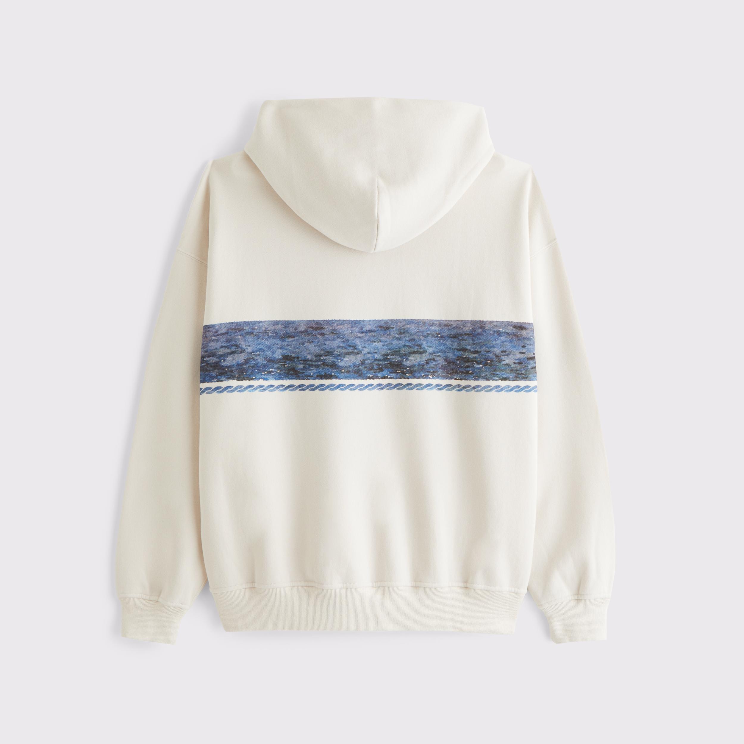 Nautical Graphic Popover Hoodie Product Image