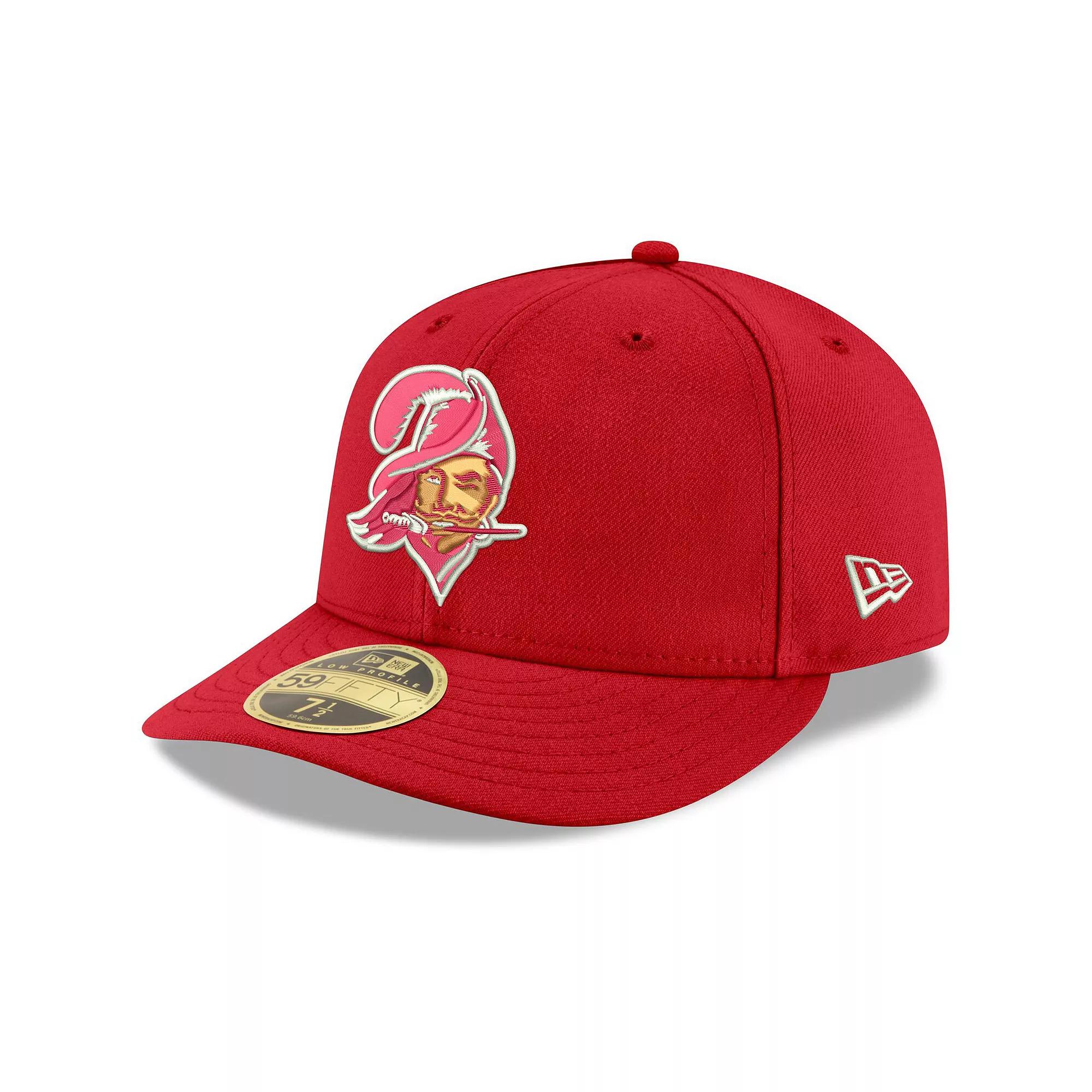 Men's New Era Red Tampa Bay Buccaneers Omaha Throwback Low Profile 59FIFTY Fitted Hat, Size: 6 7/8 Product Image