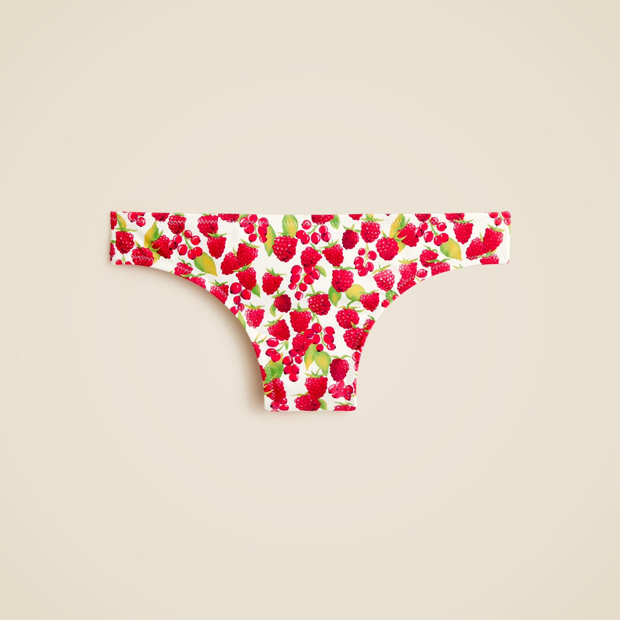 Ronnie bikini bottom in raspberry print Product Image