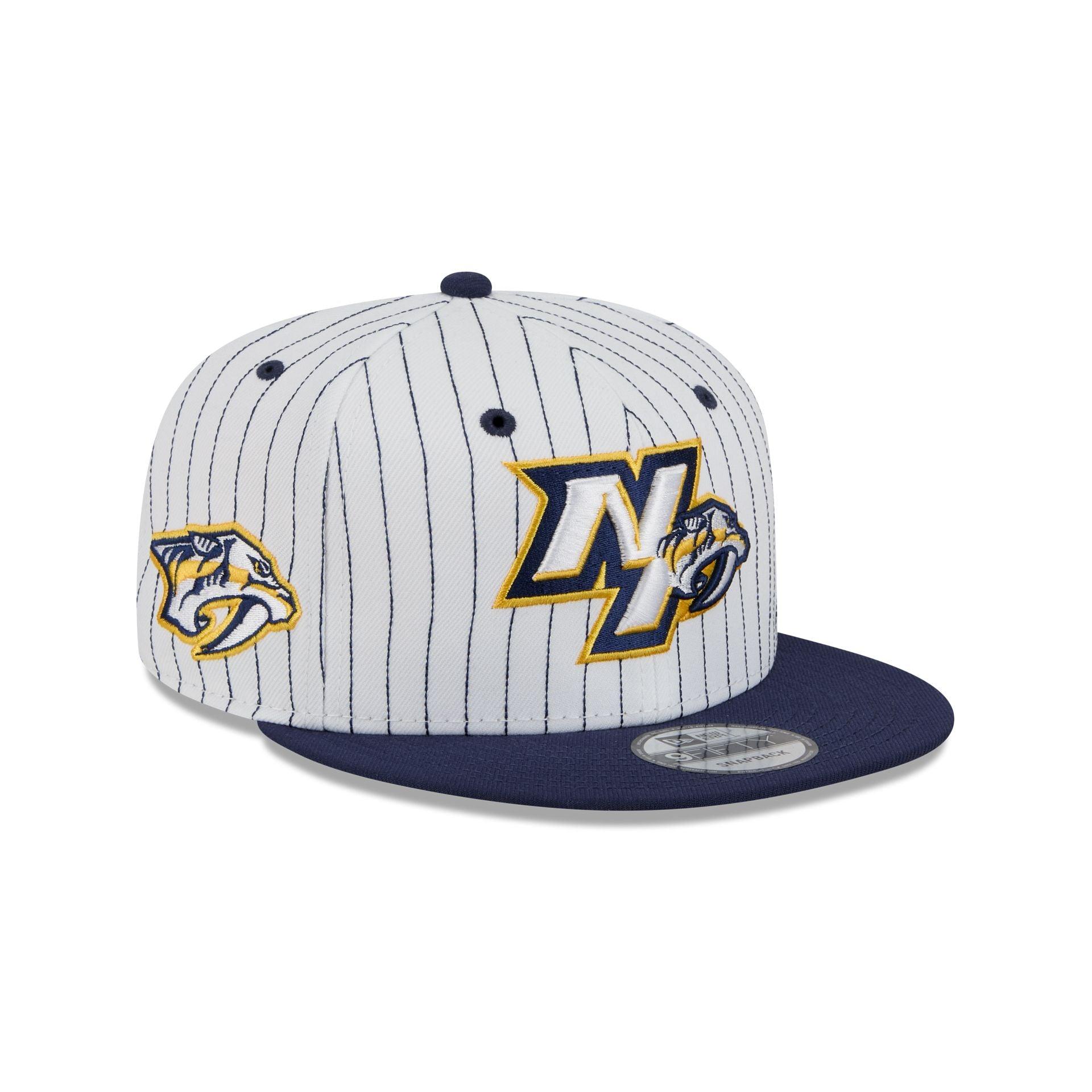 Nashville Predators Deceptor Pinstripe 9FIFTY Snapback Hat Male Product Image