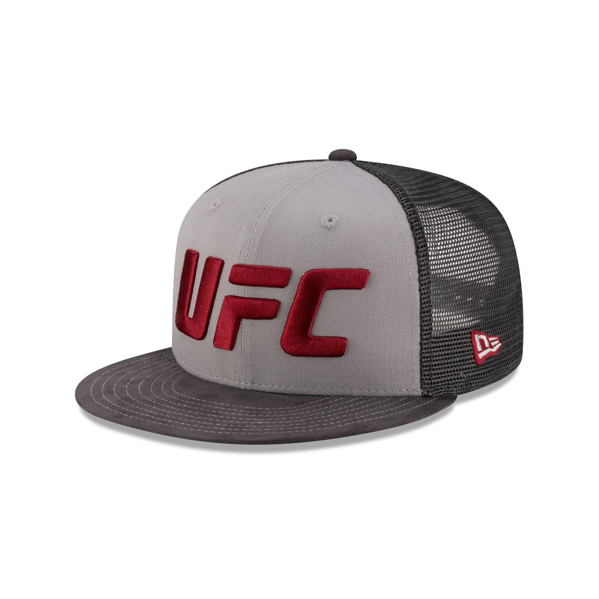 UFC Suede Gray 9FIFTY Trucker Hat Male Product Image