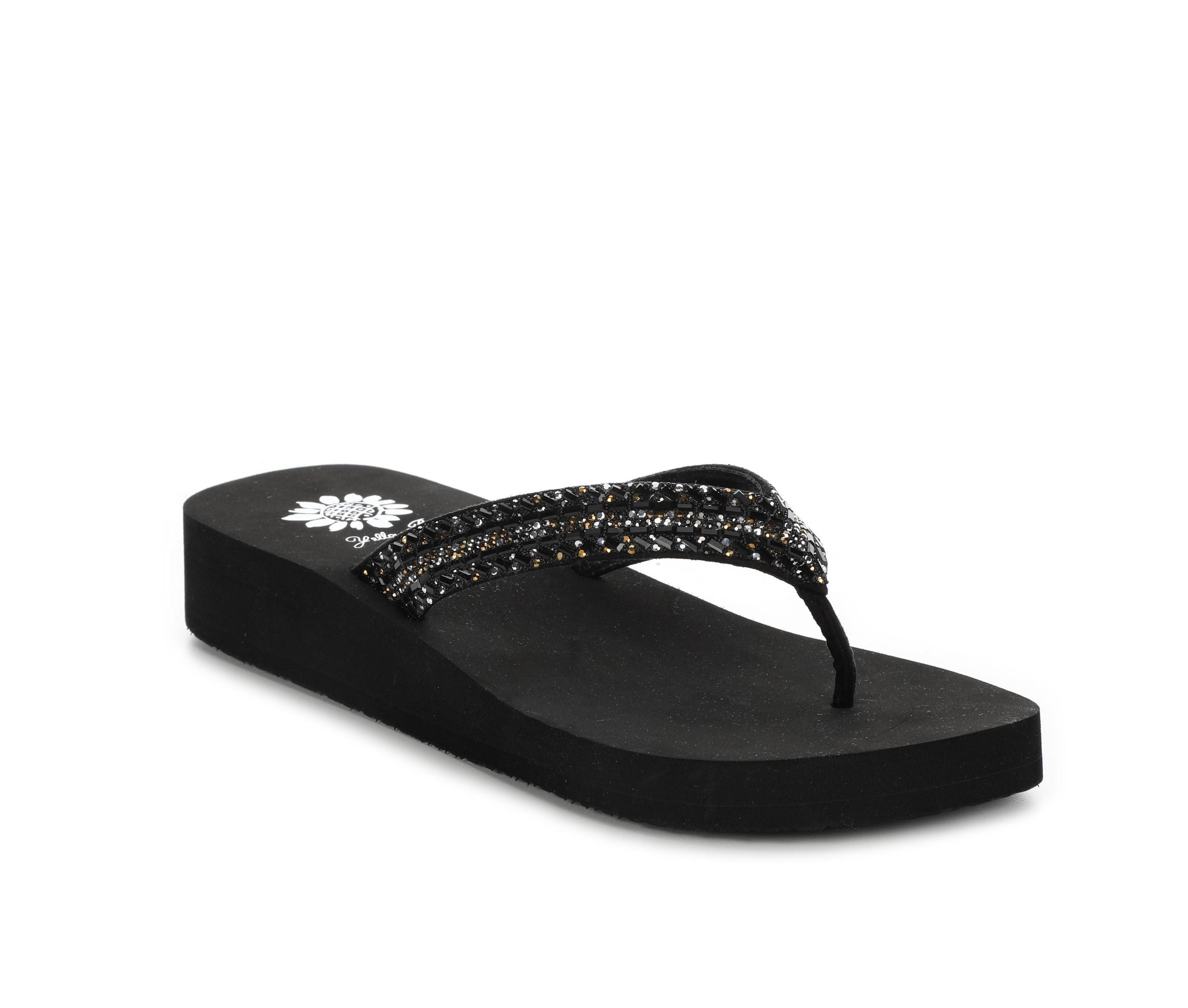 Women's Yellow Box Jovina Wedge Flip-Flops Product Image