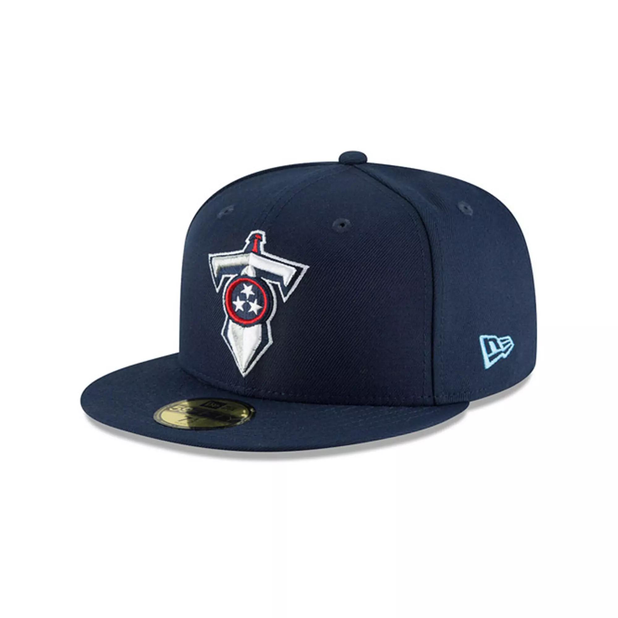 Men's New Era Navy Tennessee Titans Omaha 59FIFTY Fitted Hat,  Product Image
