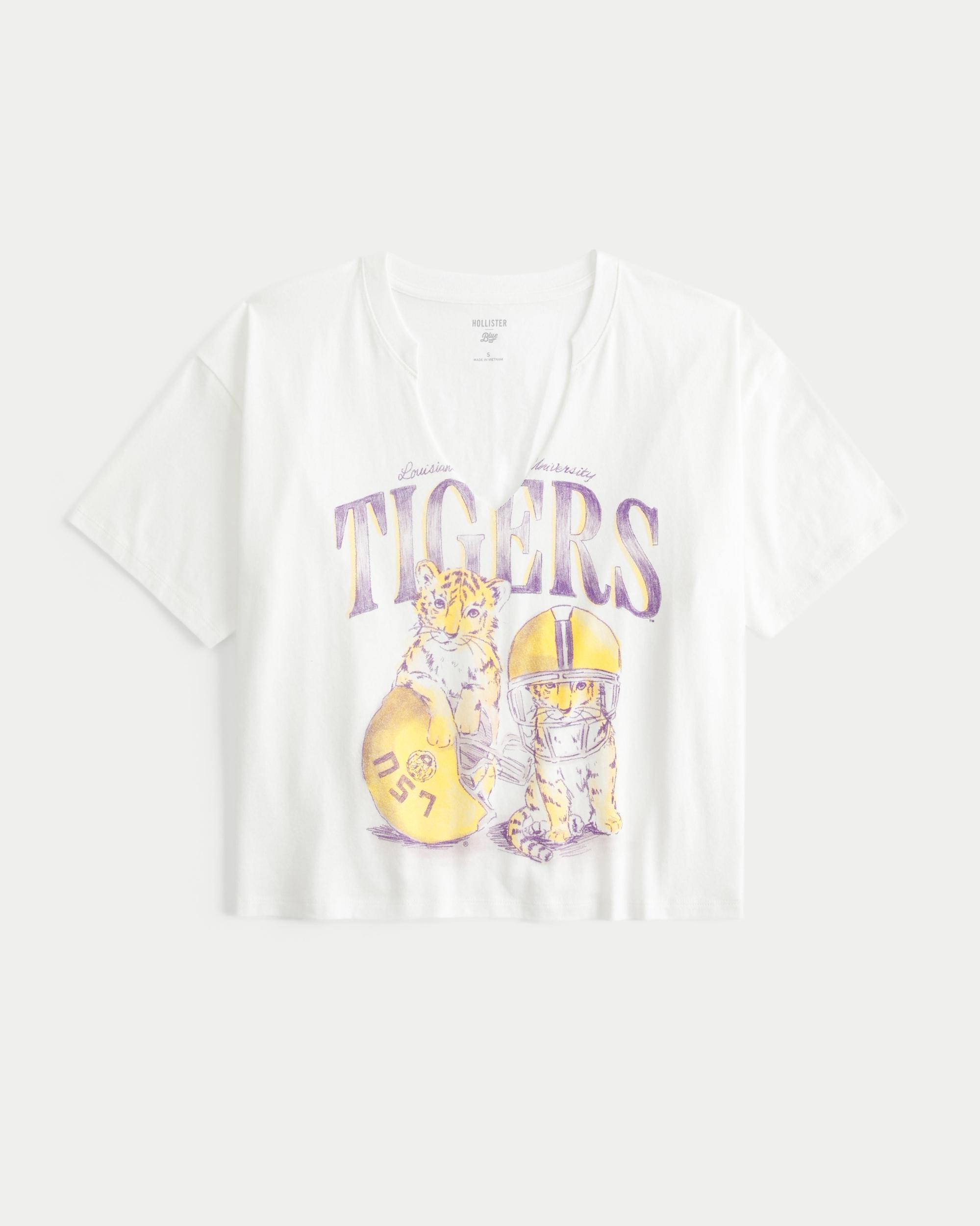 Easy Notch-Neck LSU Tigers Graphic Tee Product Image
