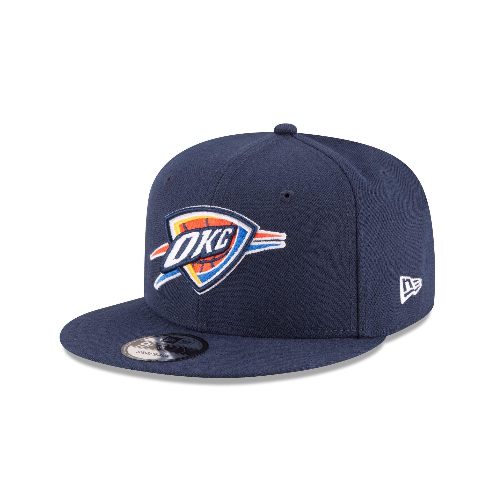 Oklahoma City Thunder 2025 NBA Champions Black & White 9FIFTY Snapback Hat Male Product Image