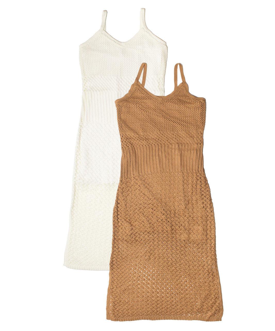 Lined Crochet Maxi Dress Product Image