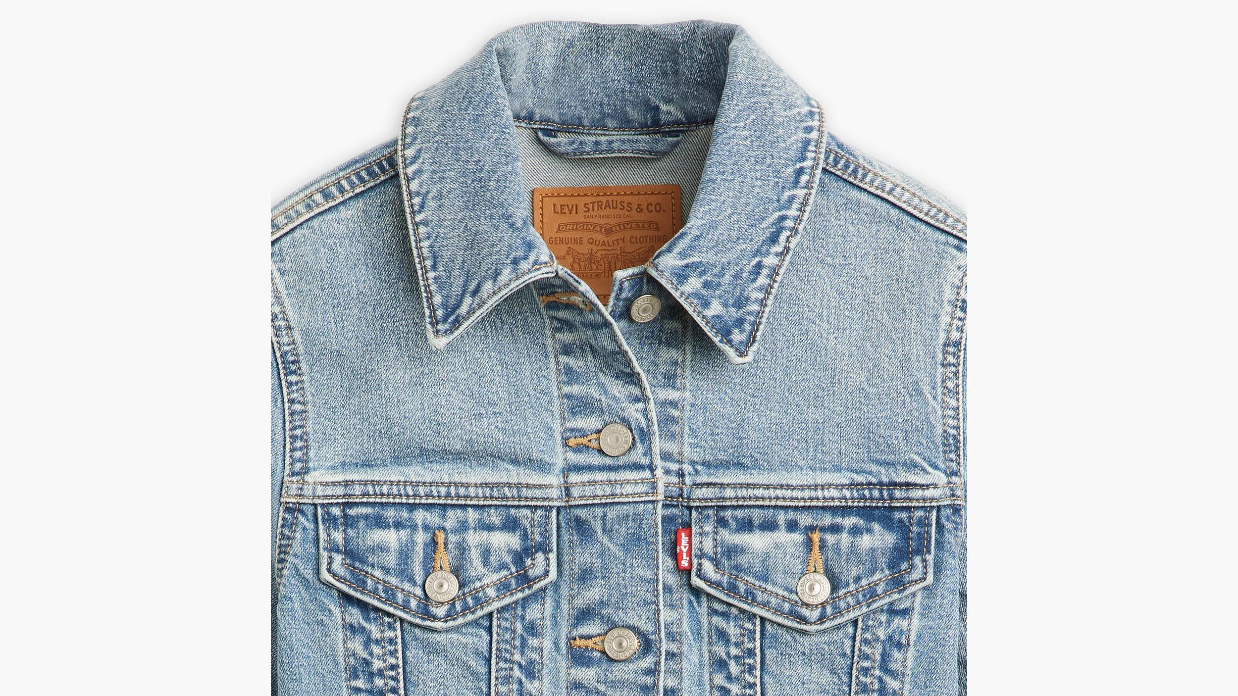 Slim Tailored Trucker Jacket Product Image