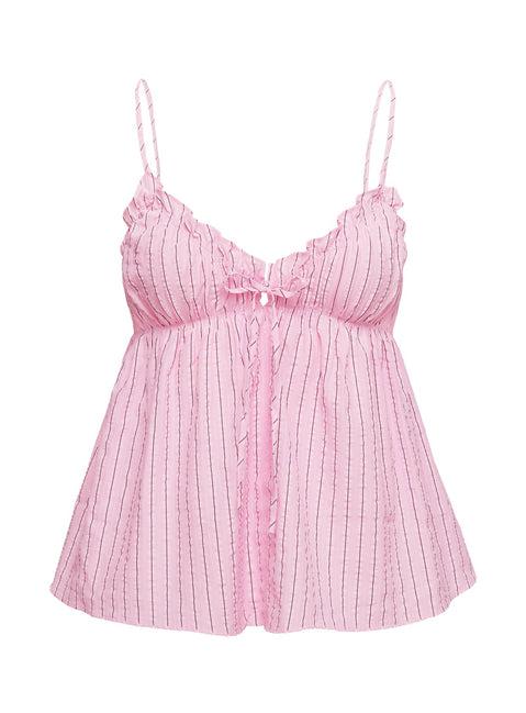 Abigayle Top Pink Stripe Product Image