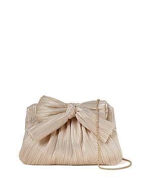 Loeffler Randall Rayne Small Pleated Bow Frame Clutch Product Image