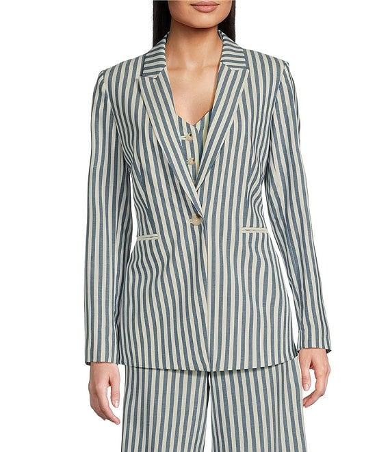 Alex Marie Natalie Wide Leg Linen Blend Coordinating Pants Product Image