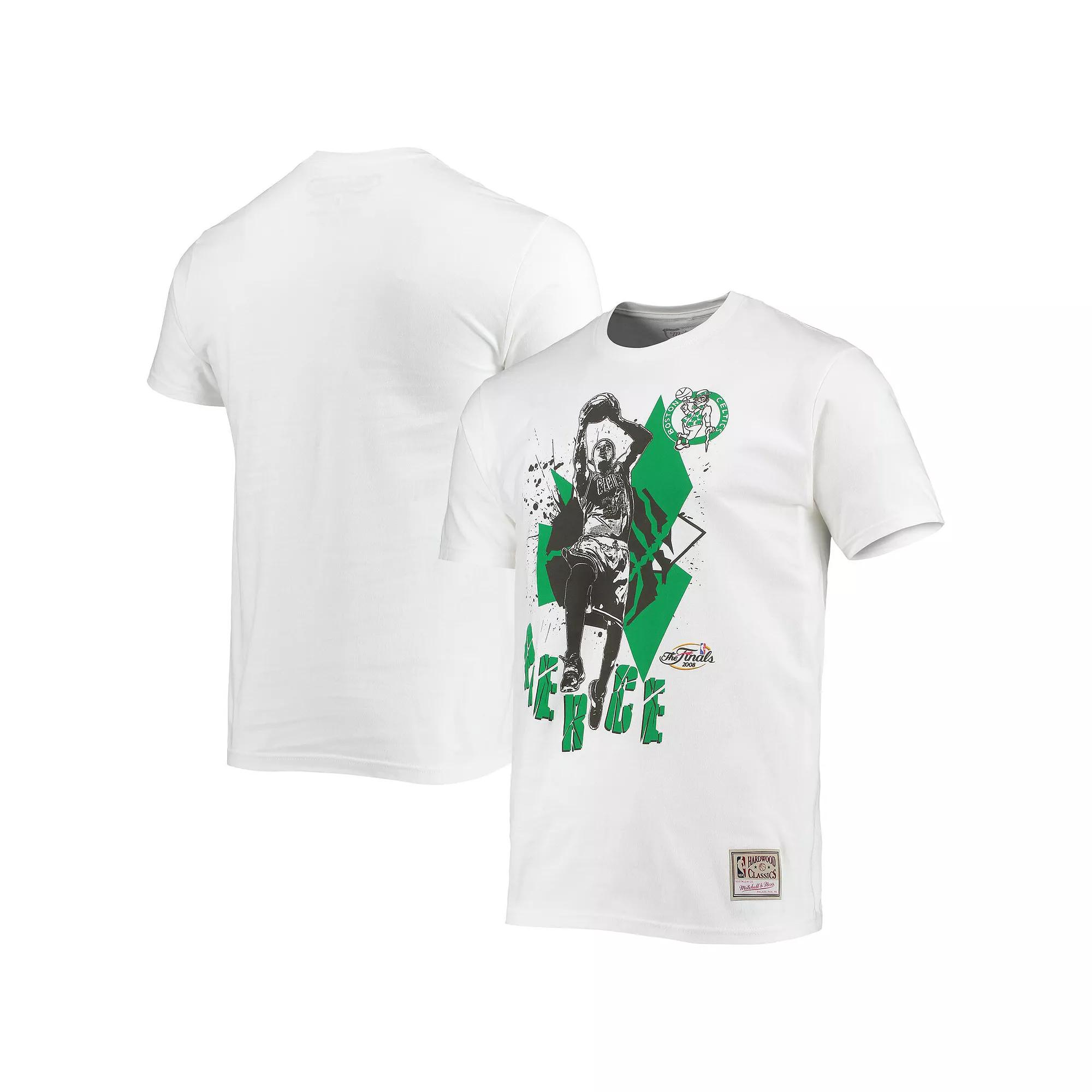 Men's Mitchell & Ness Paul Pierce White Boston Celtics Suite Sensations Player T-Shirt,  Product Image