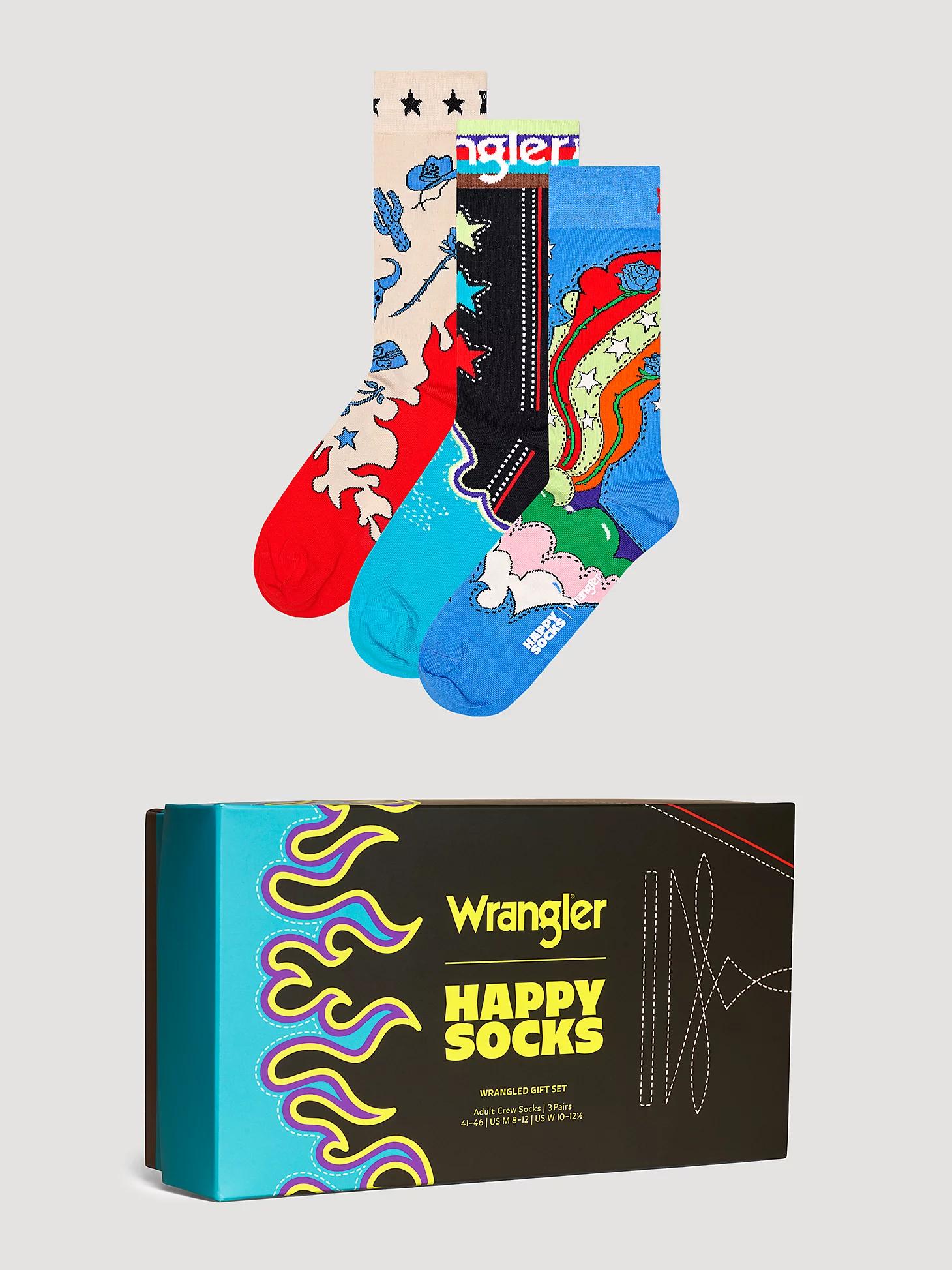Wrangler® x Happy Socks 3-Pack Gift Set | Women's ACCESSORIES | Wrangler® Product Image