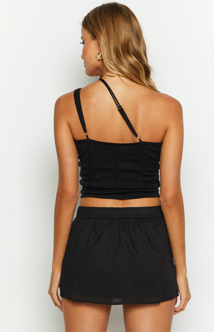 Maven Black Mini Skirt Product Image