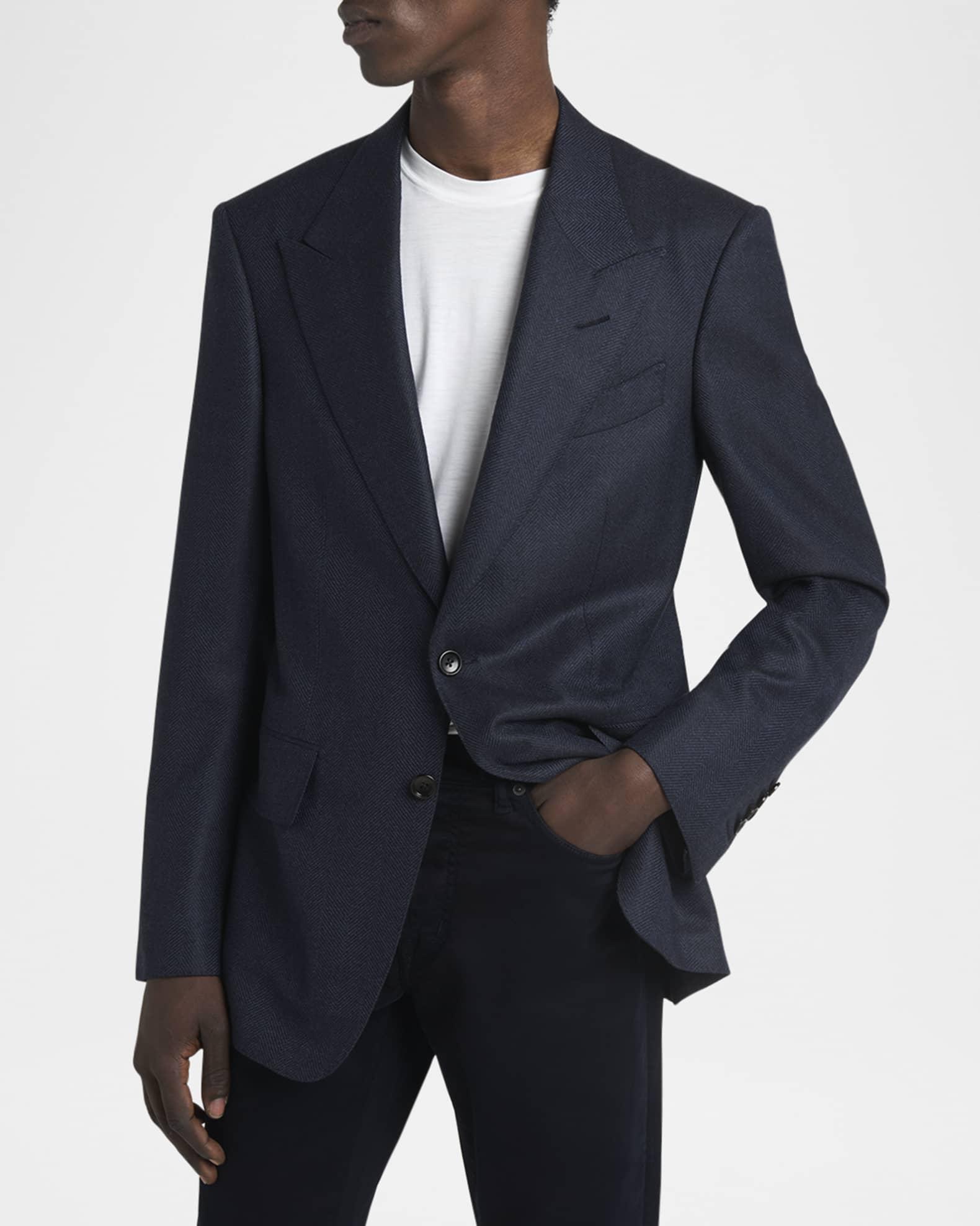 Men's Shelton Wool Herringbone Sport Coat Product Image