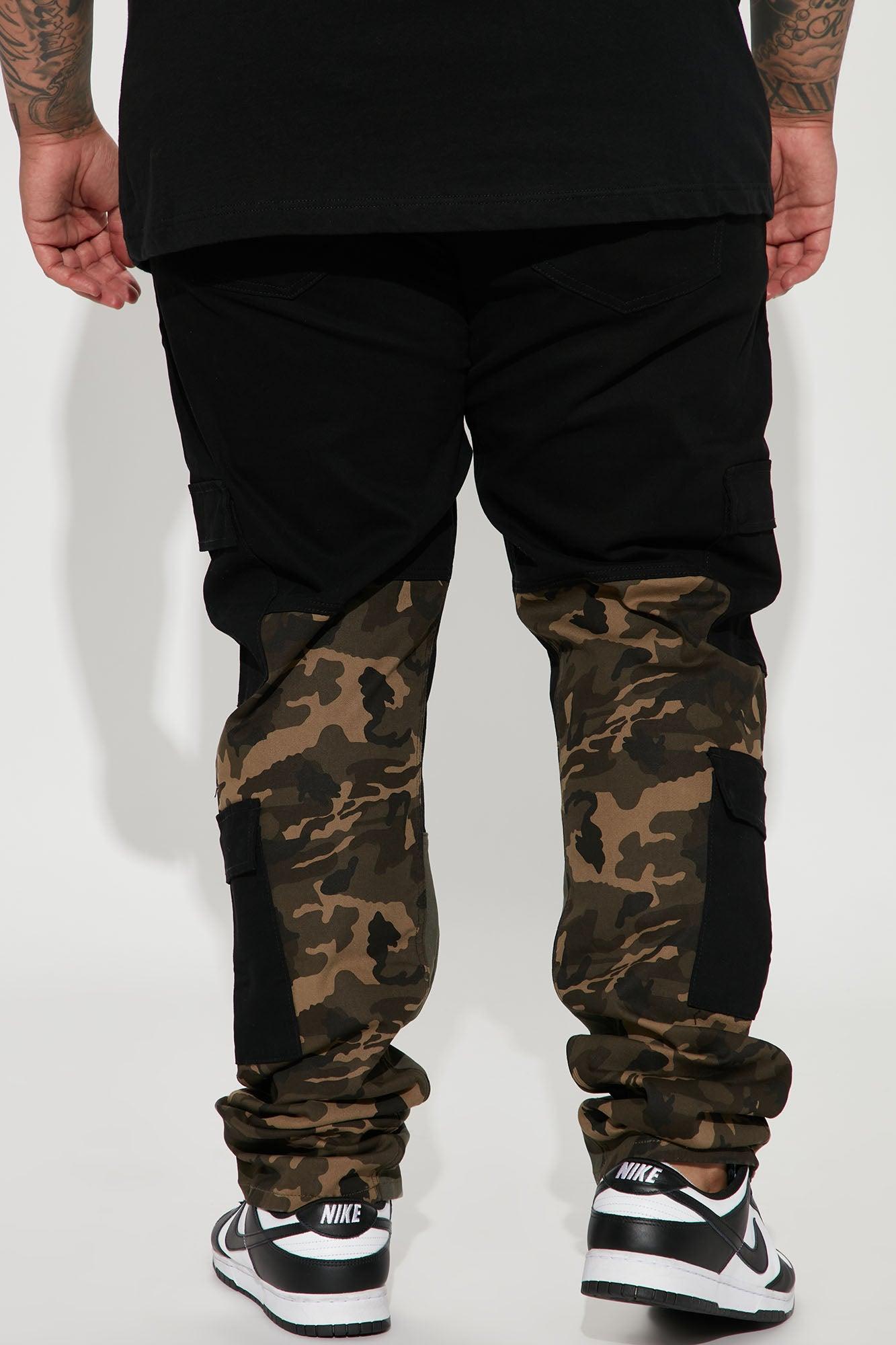 Frontline Colorblock Cargo Pants - Camouflage Product Image