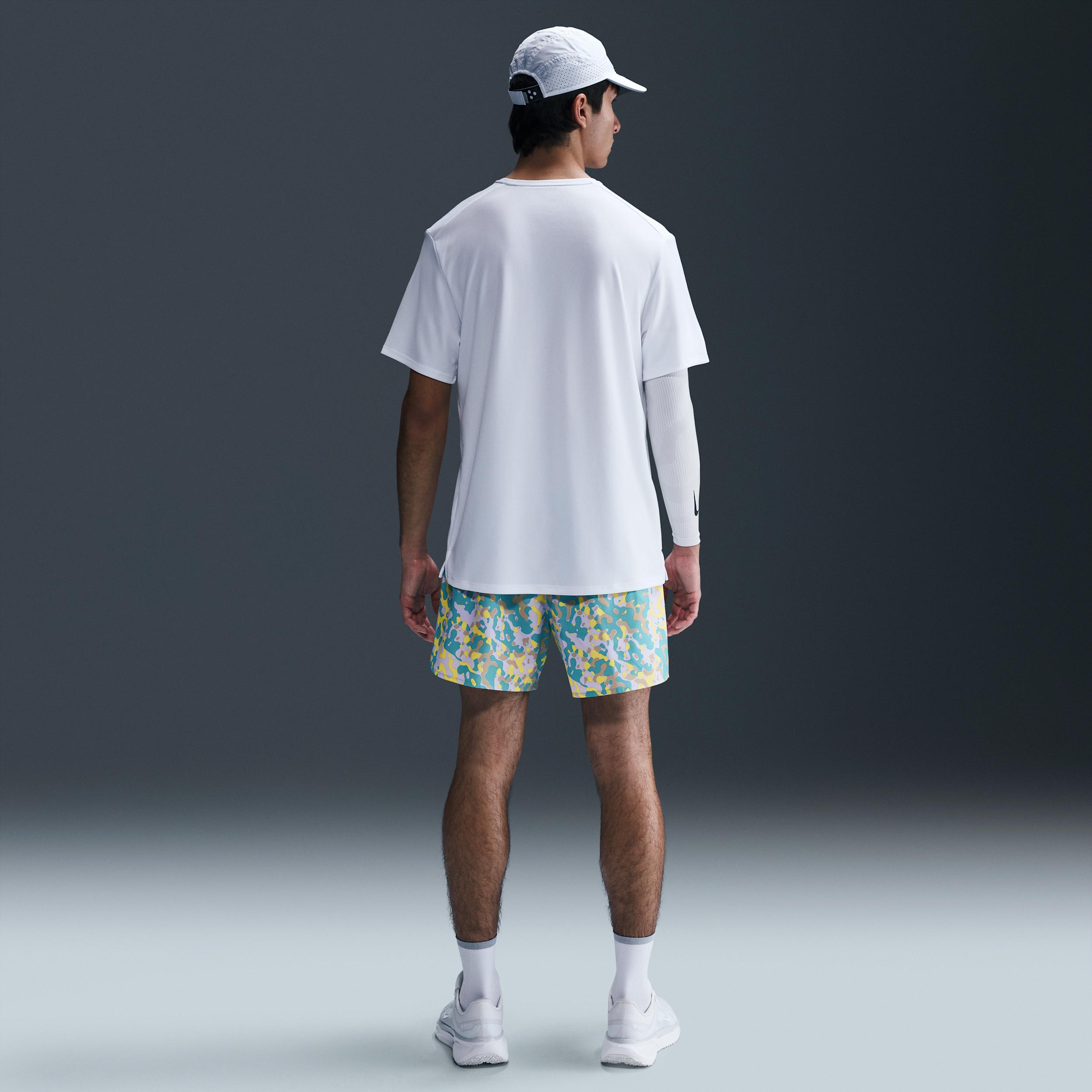 Mens Nike Dri-FIT Challenger Printed 5 Brief-Lined Training Shorts Product Image