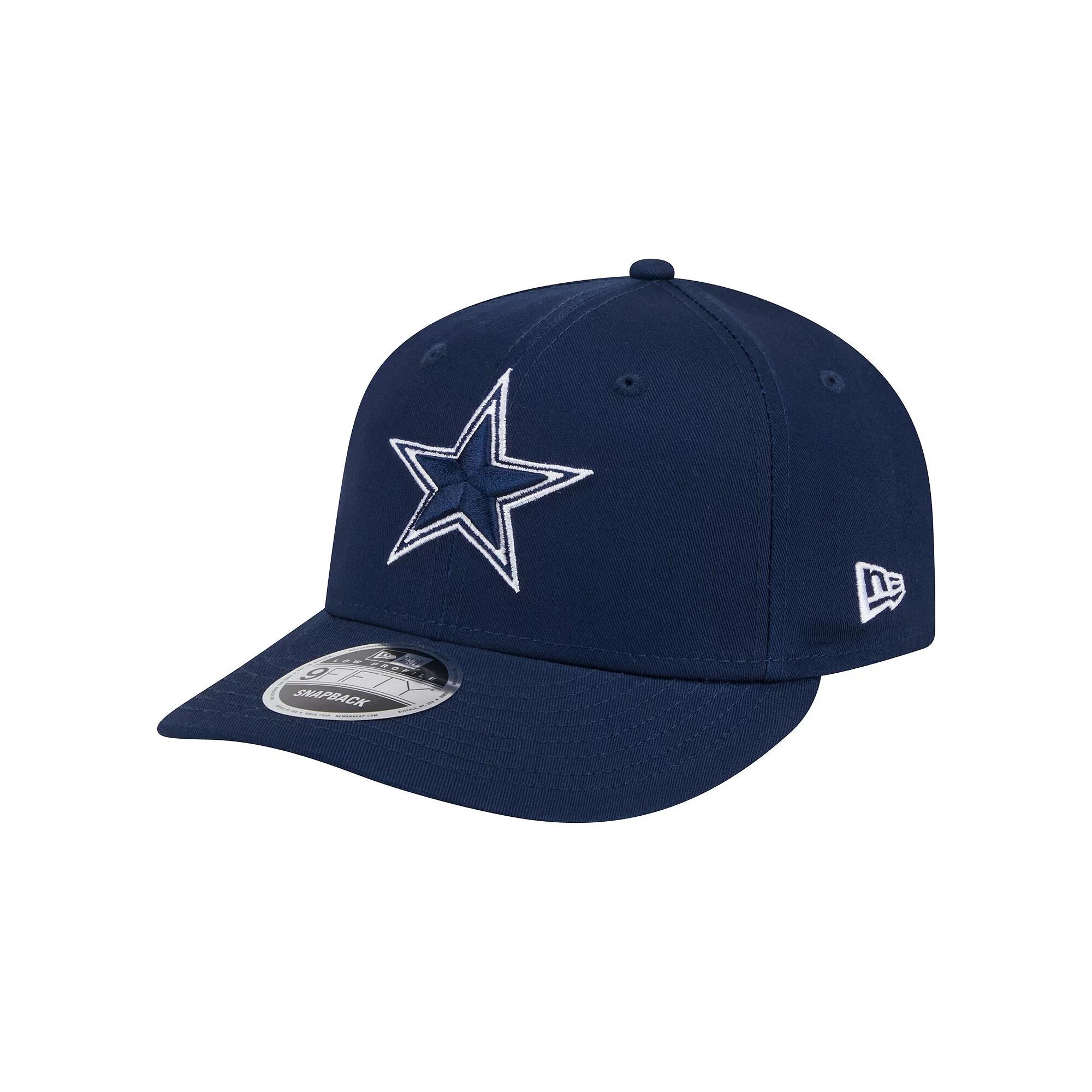Men's New Era Navy Dallas Cowboys Main Low Profile 9FIFTY Snapback Hat, Blue Product Image