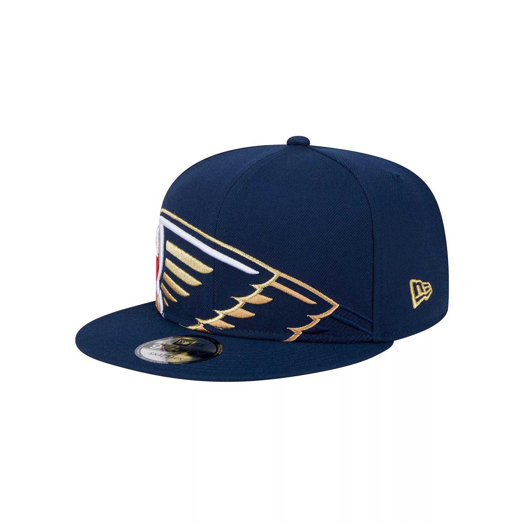 Men's New Era Navy New Orleans Pelicans Sport Night Team Shadow 9FIFTY Snapback Hat, Blue Product Image