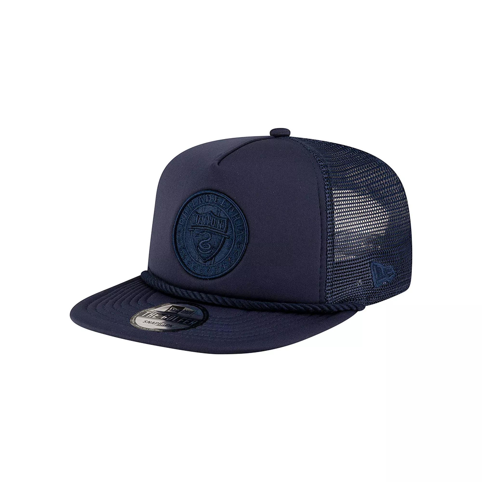 Men's New Era Navy Philadelphia Union Tone Golfer Snapback Hat, Uni Blue Product Image