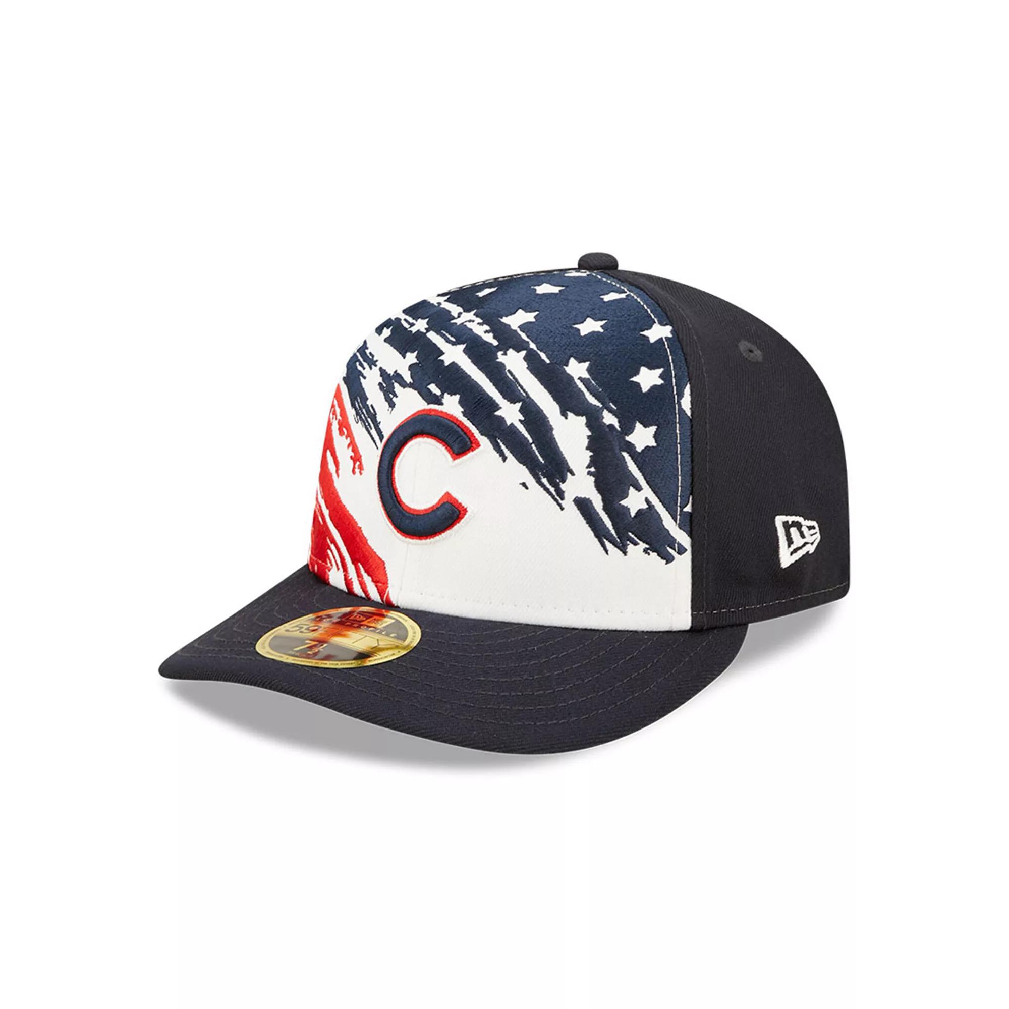 Men's New Era Navy Chicago Cubs 2022 4th of July Low Profile 59FIFTY Fitted Hat,  Product Image