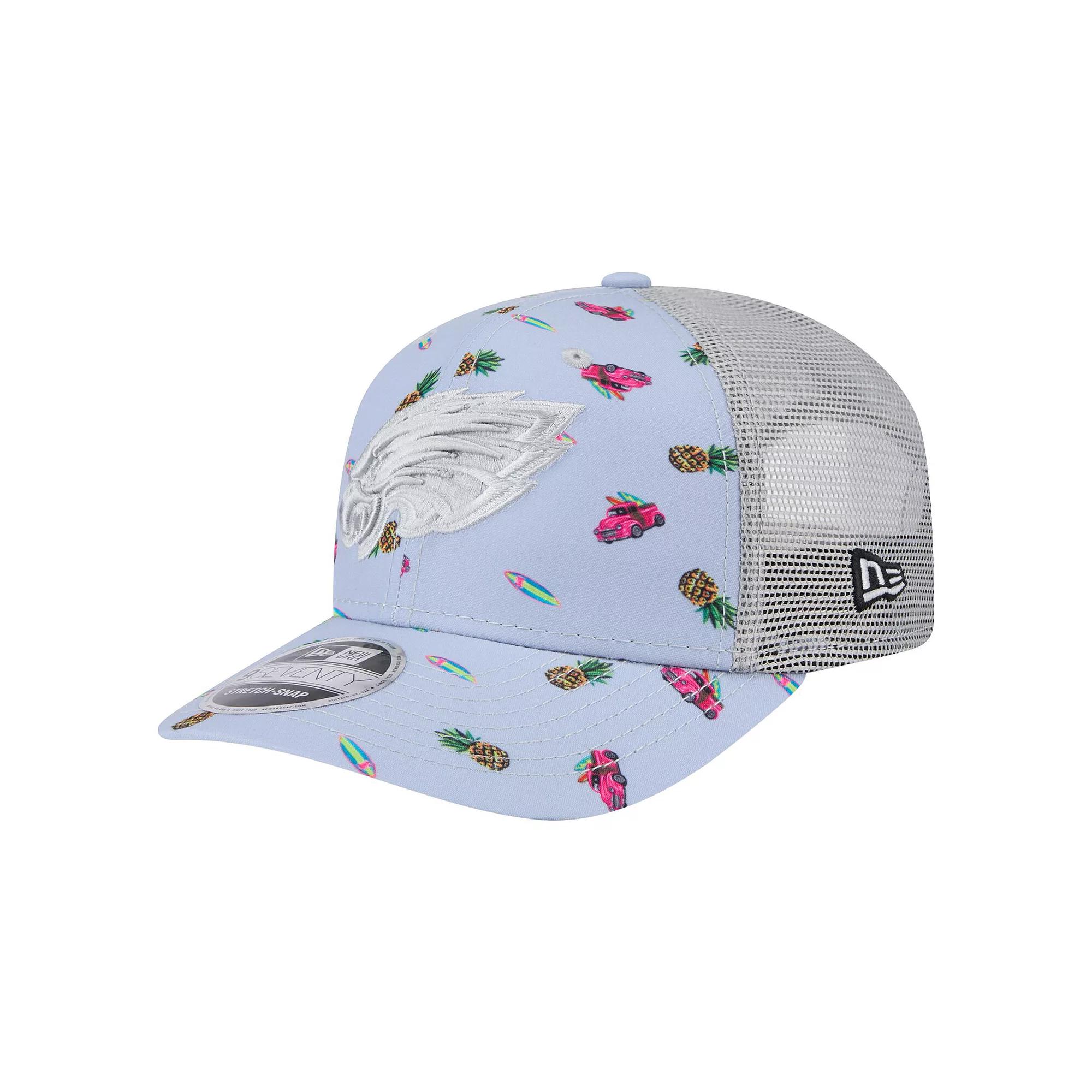 Mens New Era Blue Philadelphia Eagles Adventure Surfboard 9SEVENTY Adjustable Hat Product Image