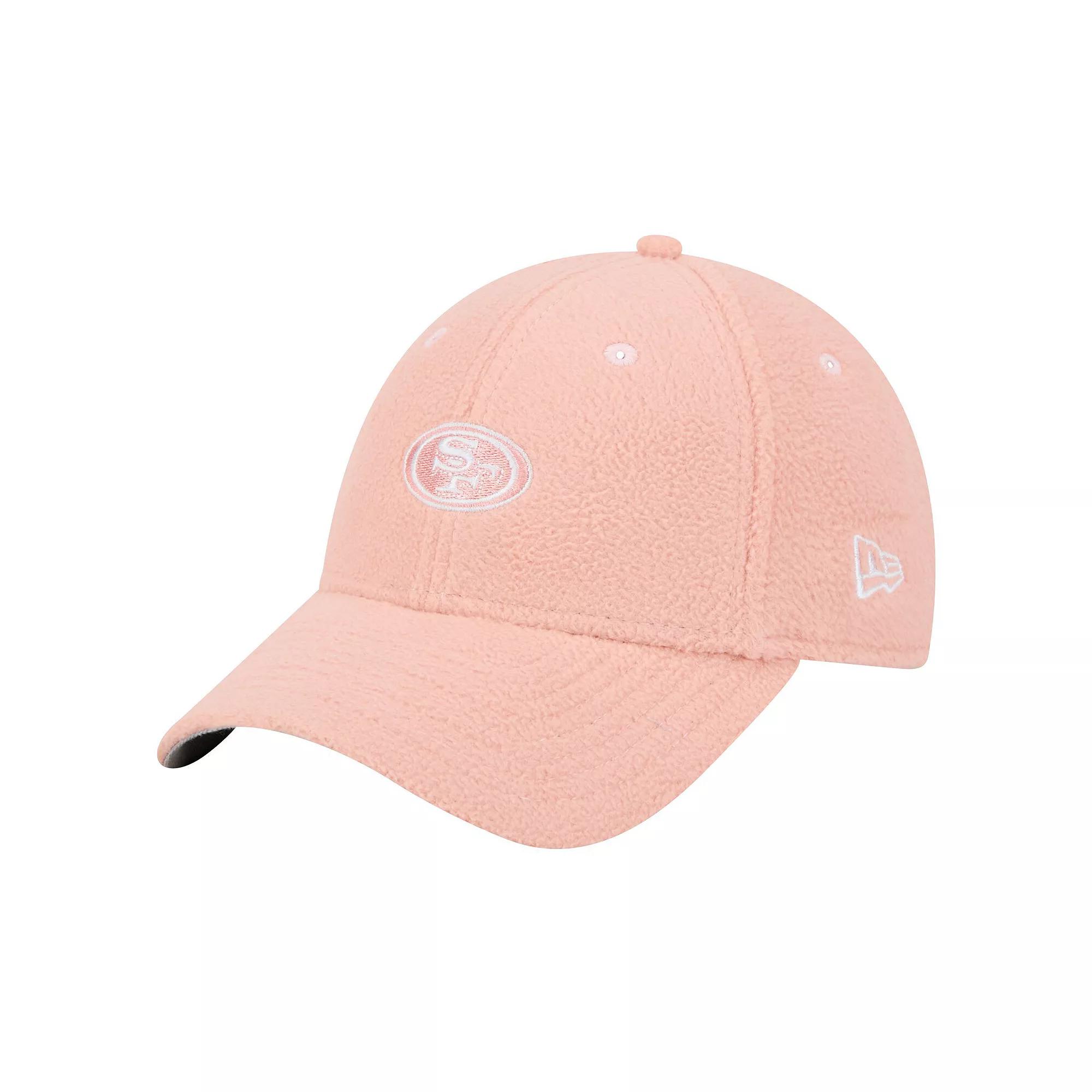 Women's New Era Light Pink San Francisco 49ers Cozy Sherpa 9FORTY Adjustable Hat Product Image