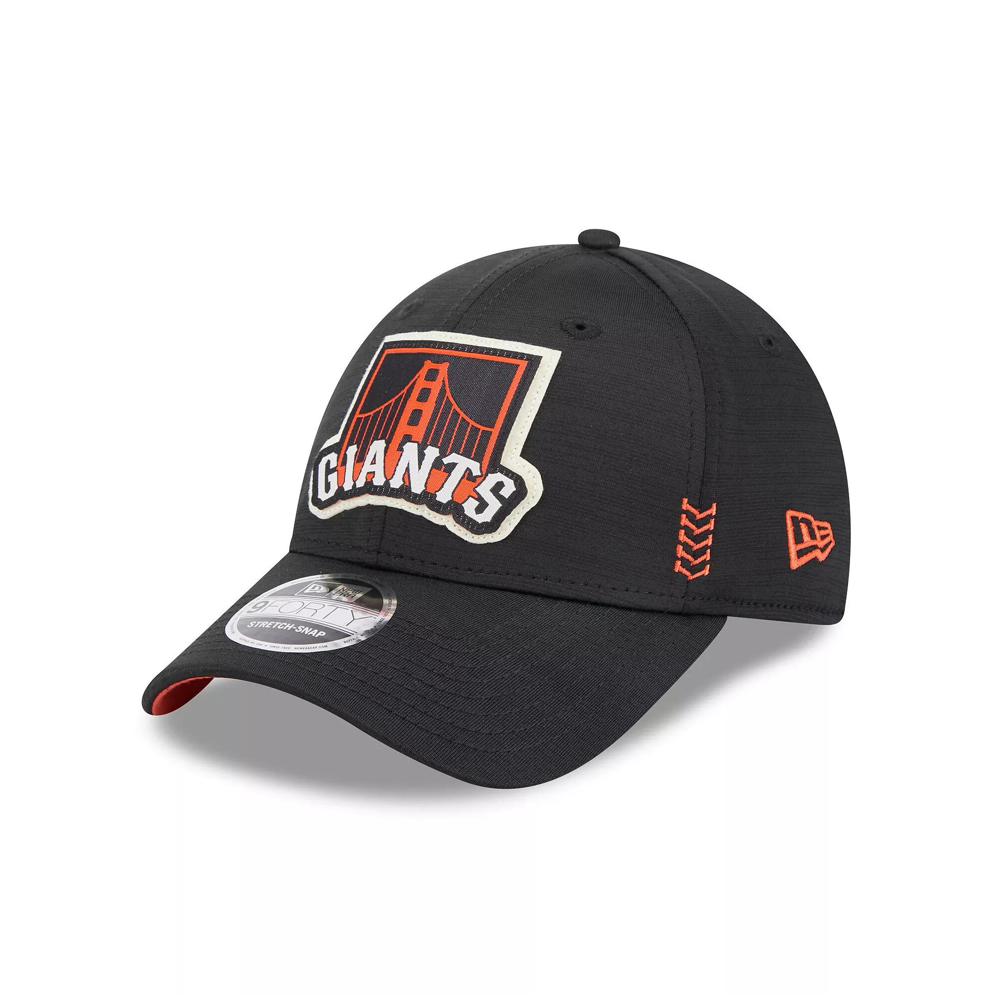 Men's New Era Black San Francisco Giants 2024 Clubhouse 9FORTY Adjustable Hat Product Image