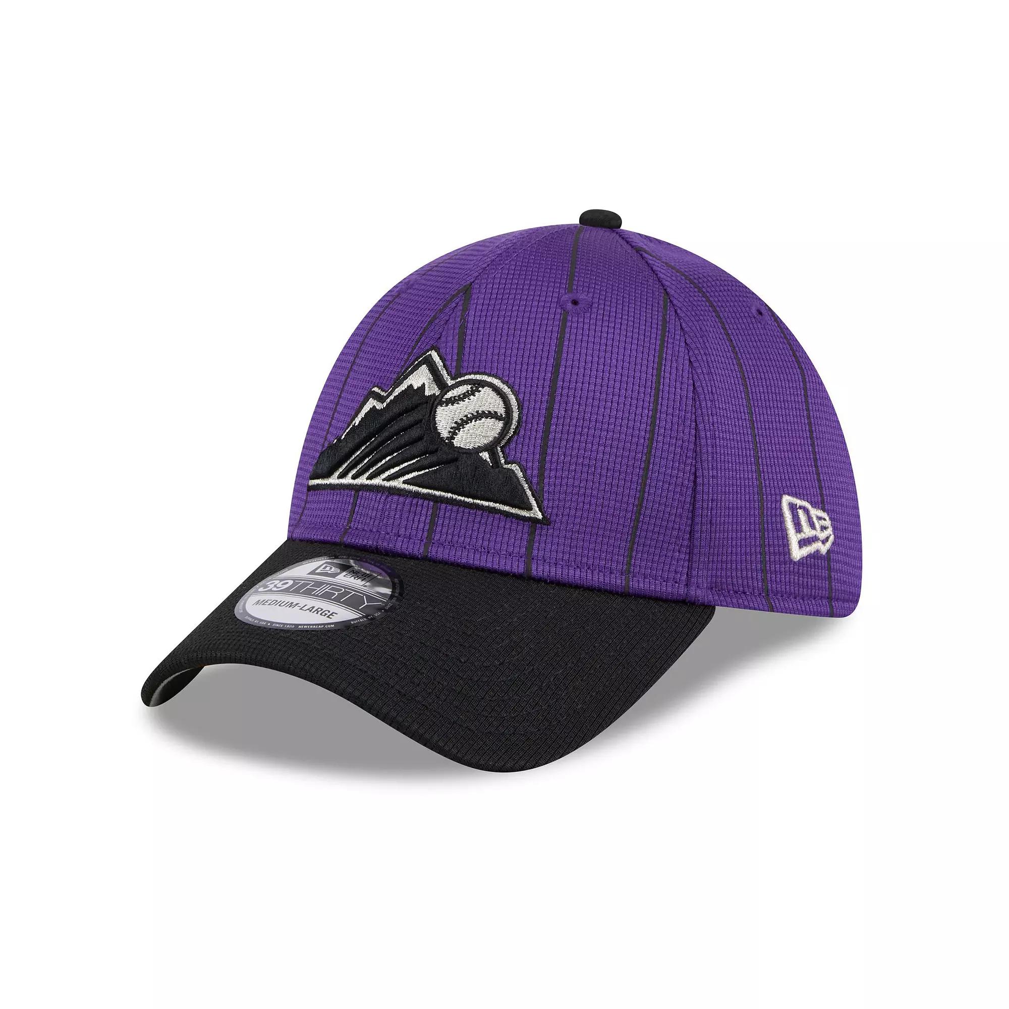 Men's New Era Purple Colorado Rockies 2024 Batting Practice 39THIRTY Flex Hat,  Product Image