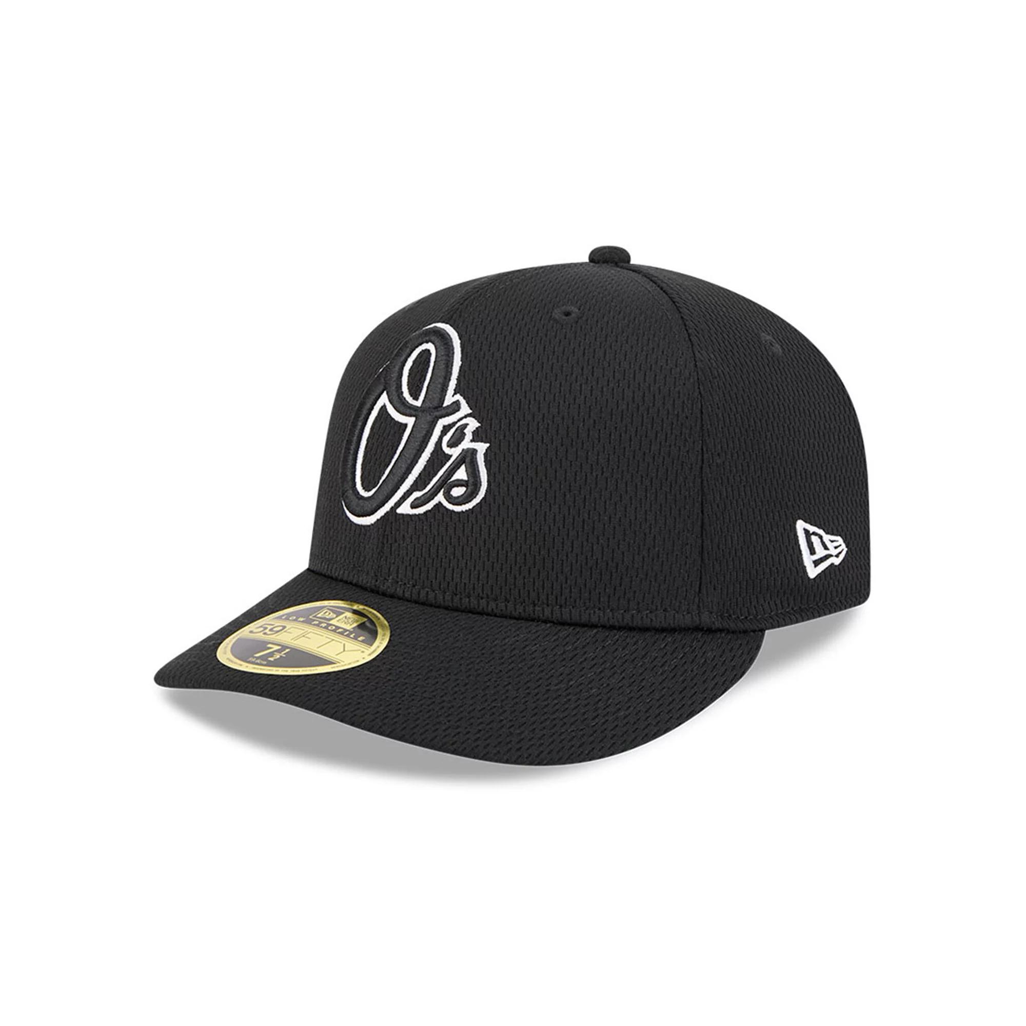 Men's New Era Black Baltimore Orioles 2025 MLB Clubhouse Low Profile 59FIFTY Fitted Hat, Size: 7 1/8 Product Image