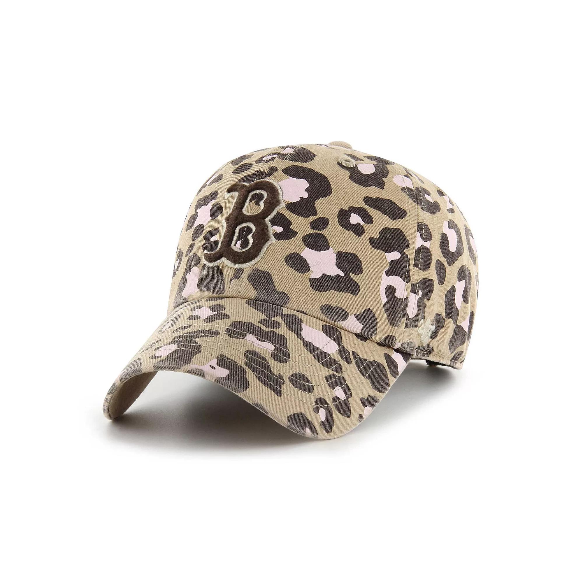 Women's '47 Khaki Boston Red Sox Bagheera Clean Up Adjustable Hat, Beig K Product Image