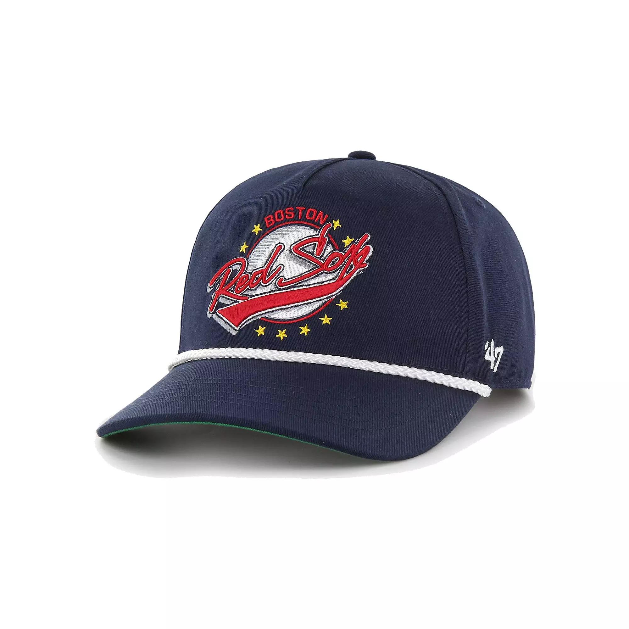 Men's '47 Navy Boston Red Sox Wax Pack Collection Premier Hitch Adjustable Hat, Blue Product Image