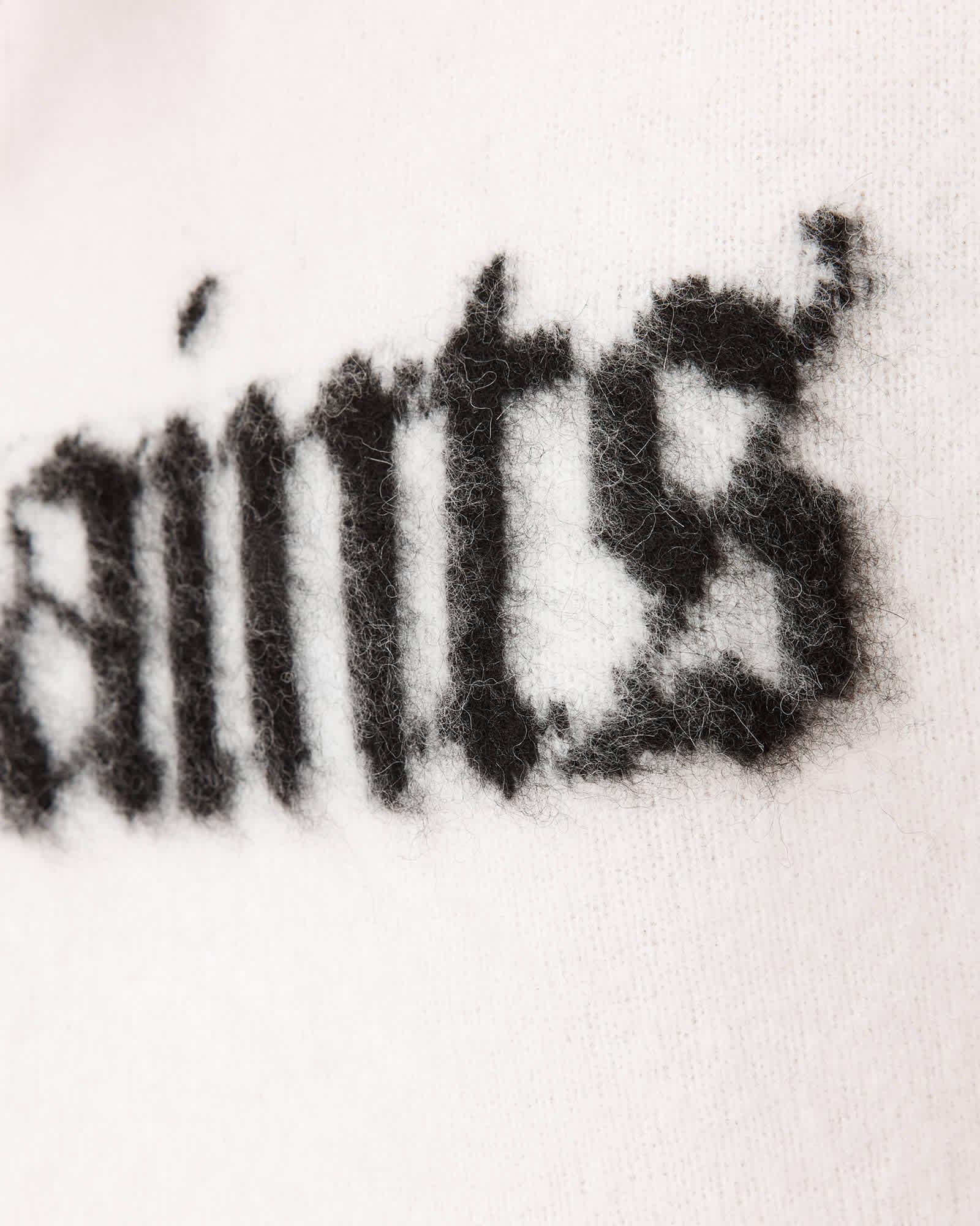 Saints Wool Blend Sweater CHALK WHITE/BLACK | ALLSAINTS US Product Image