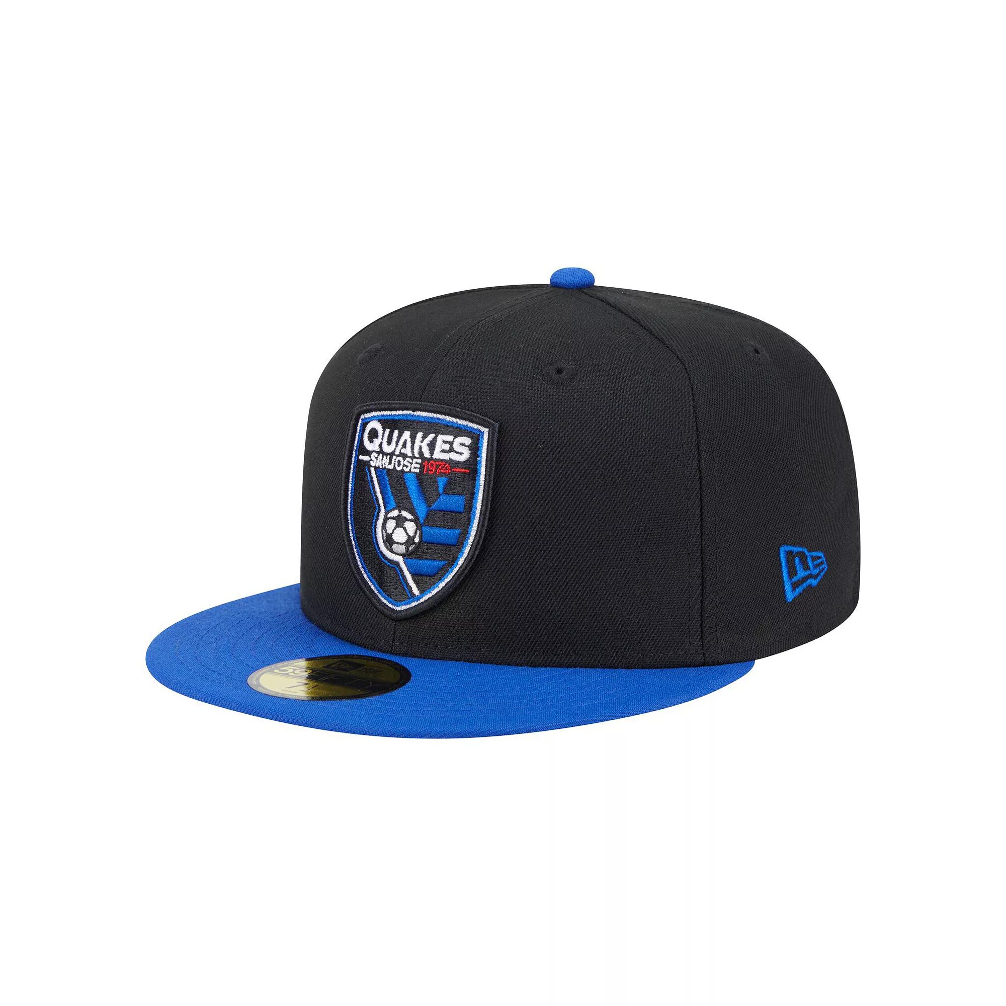 Men's New Era  Black San Jose Earthquakes 2025 Kickoff 59FIFTY Fitted Hat, Size: 7 1/4, Sje Black Product Image