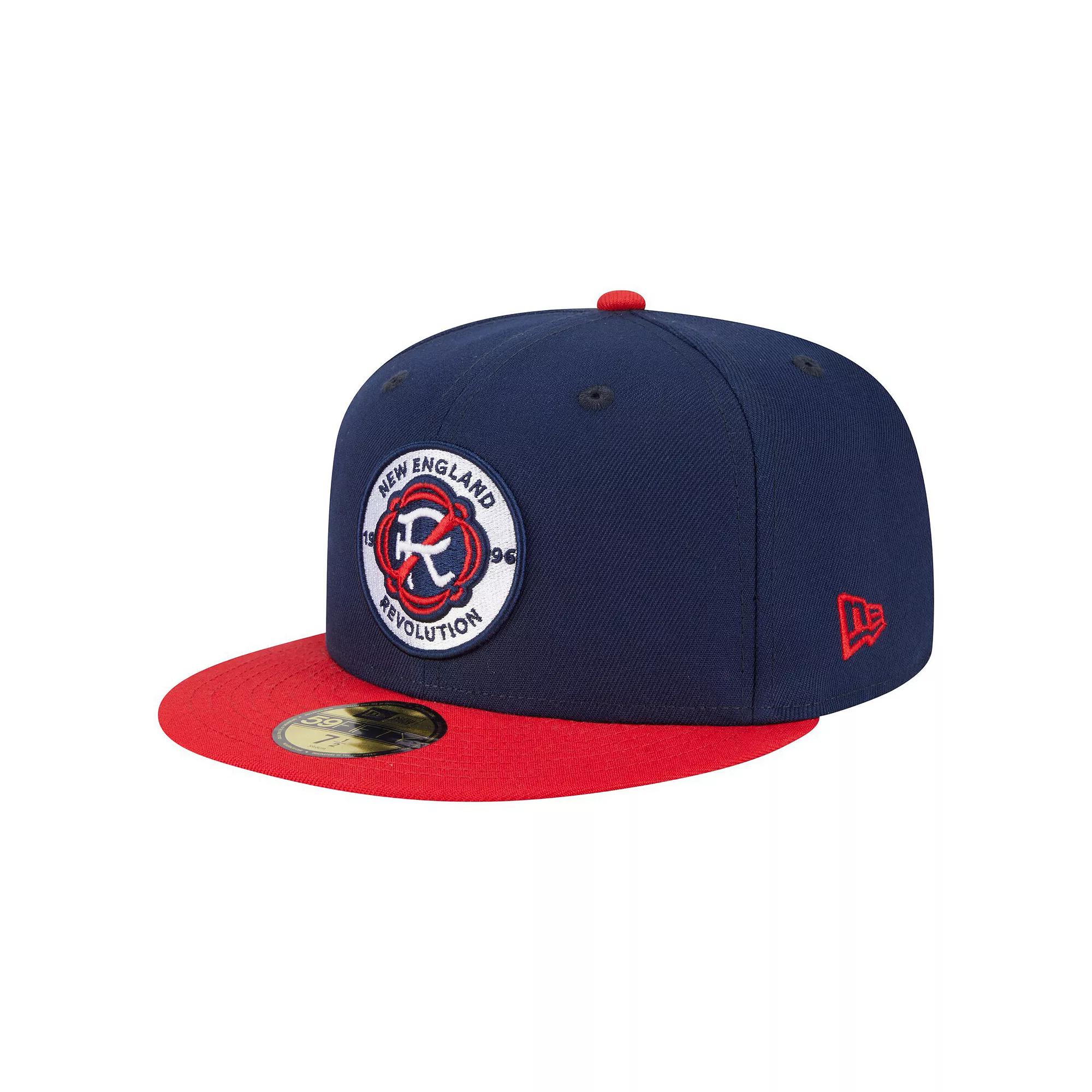 Men's New Era Navy New England Revolution 2025 Kickoff 59FIFTY Fitted Hat,  Product Image
