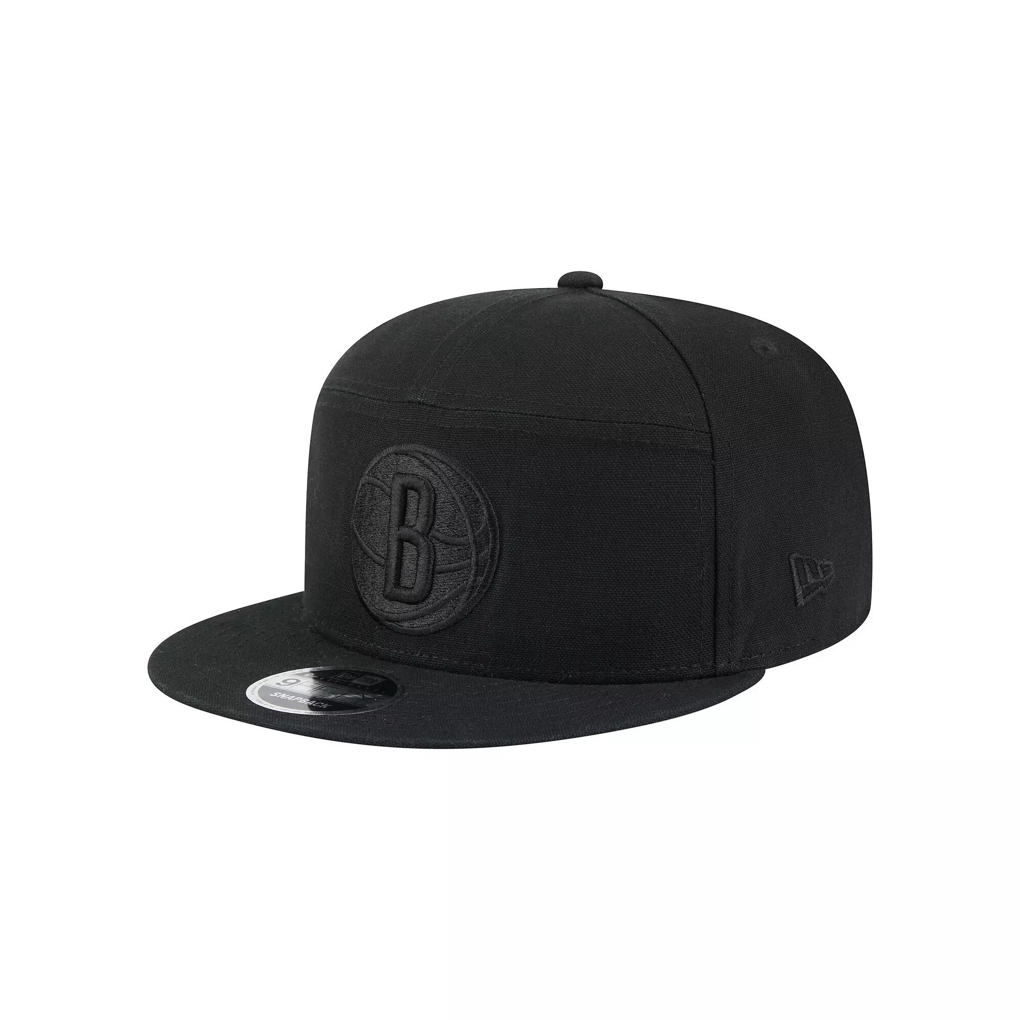 Mens New Era San Antonio Spurs Adventure Canvas Split Panel 9FIFTY Snapback Hat Product Image