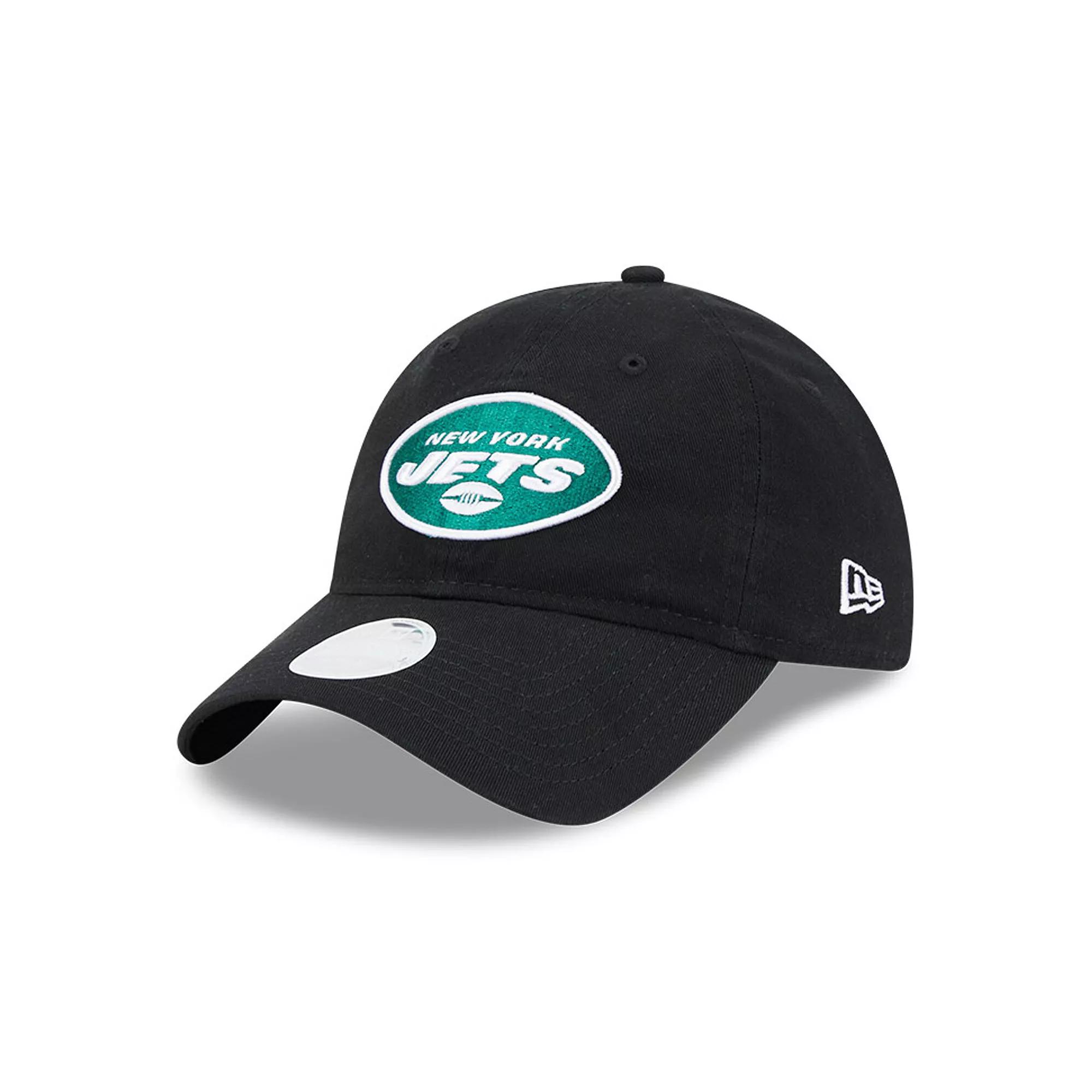 Women's New Era  Black New York Jets  Main Core Classic 2.0 9TWENTY Adjustable Hat Product Image