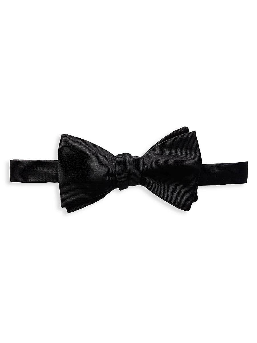 Mens Grosgrain Silk Pre-Tied Bow Tie Product Image