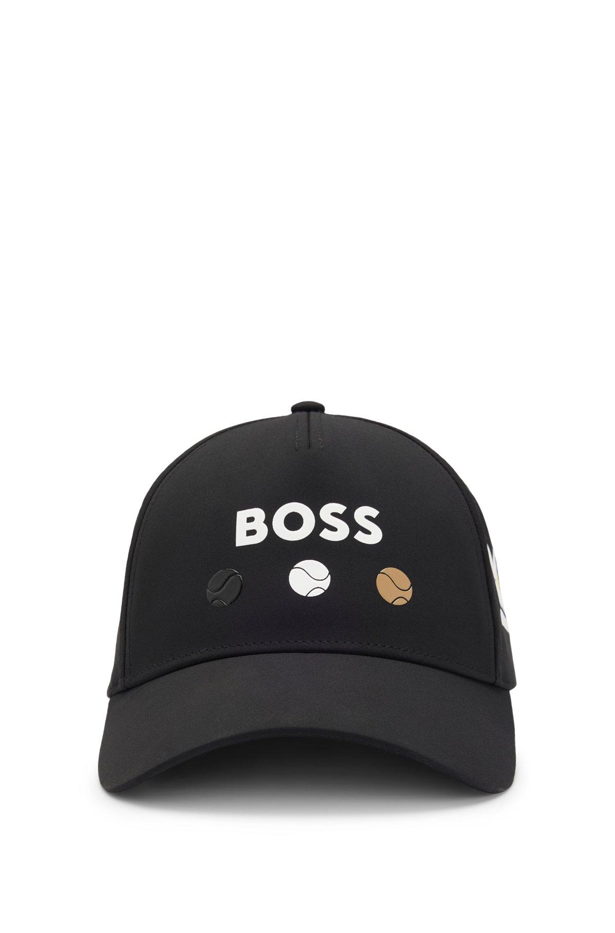 BOSS - Logo-detailed cap in stretch nylon - Light Beige Product Image