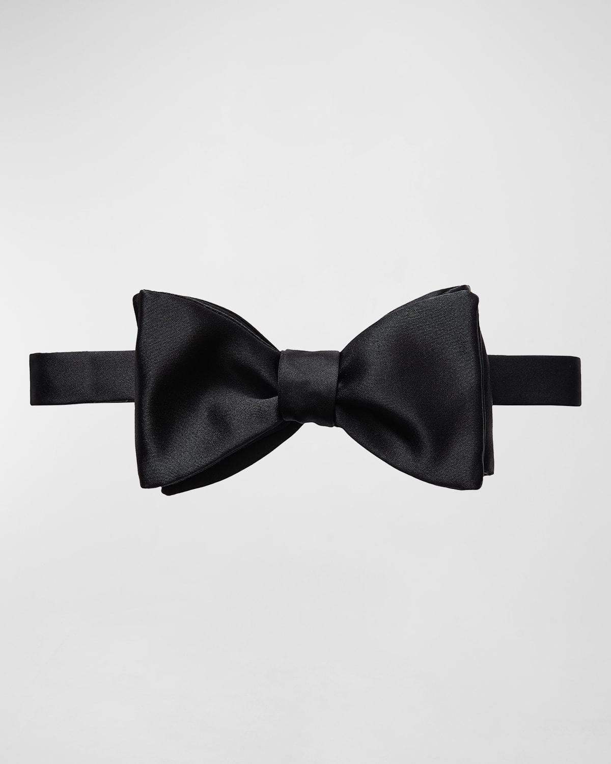 Mens Satin Self-Tied Bow Tie Product Image