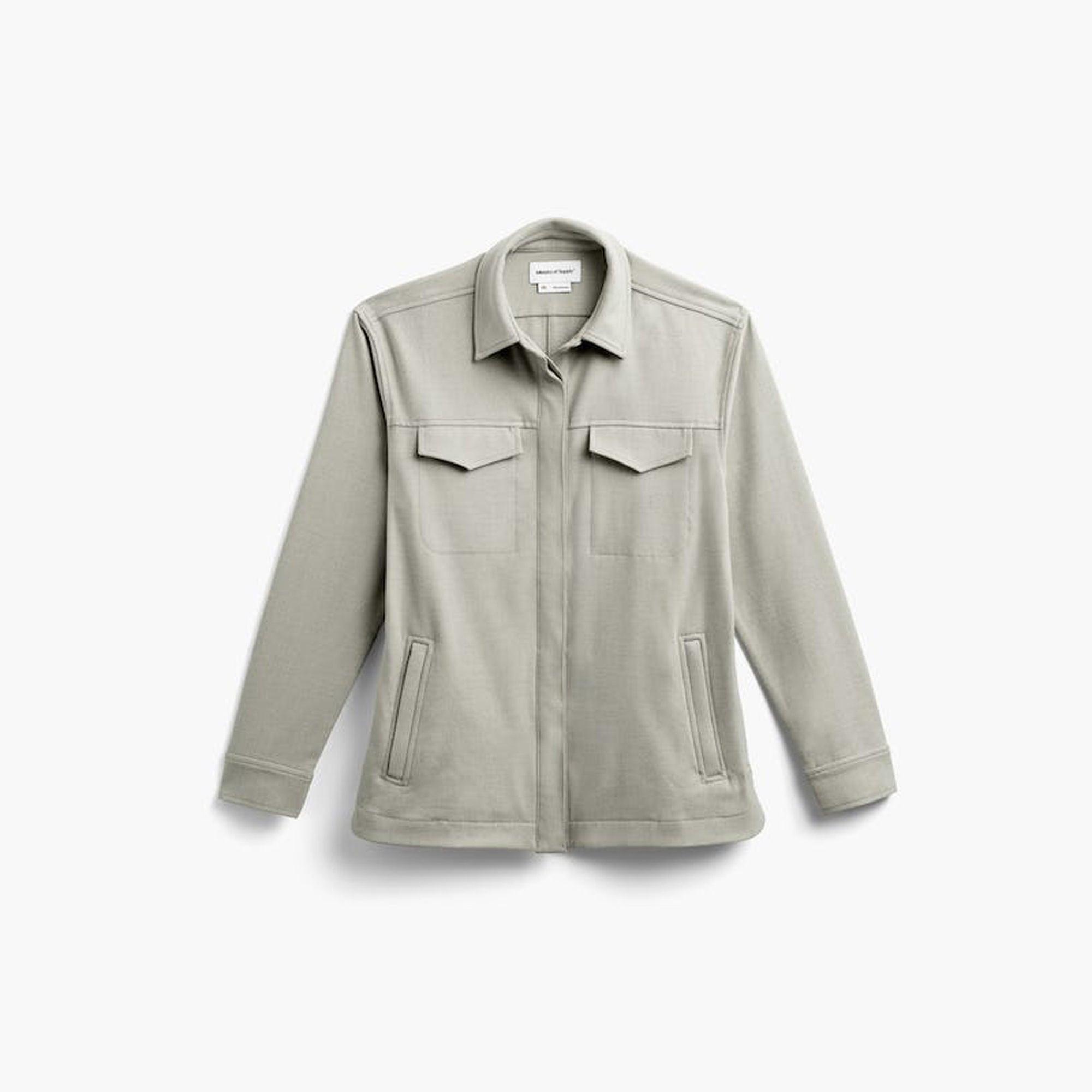 Women's Fusion Overshirt - Taupe Female Product Image