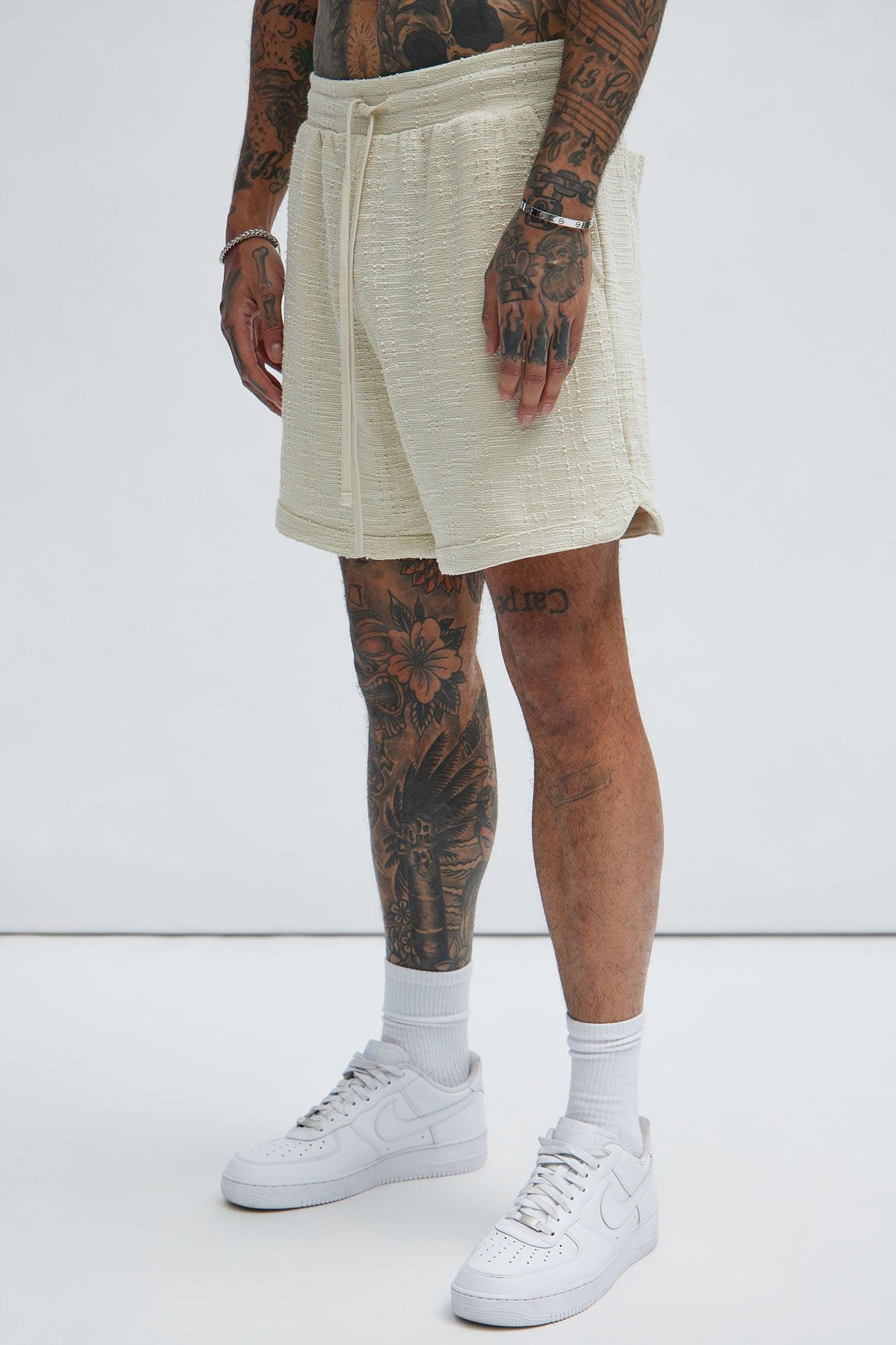 Jordan Textured Volley Shorts - Off White Product Image