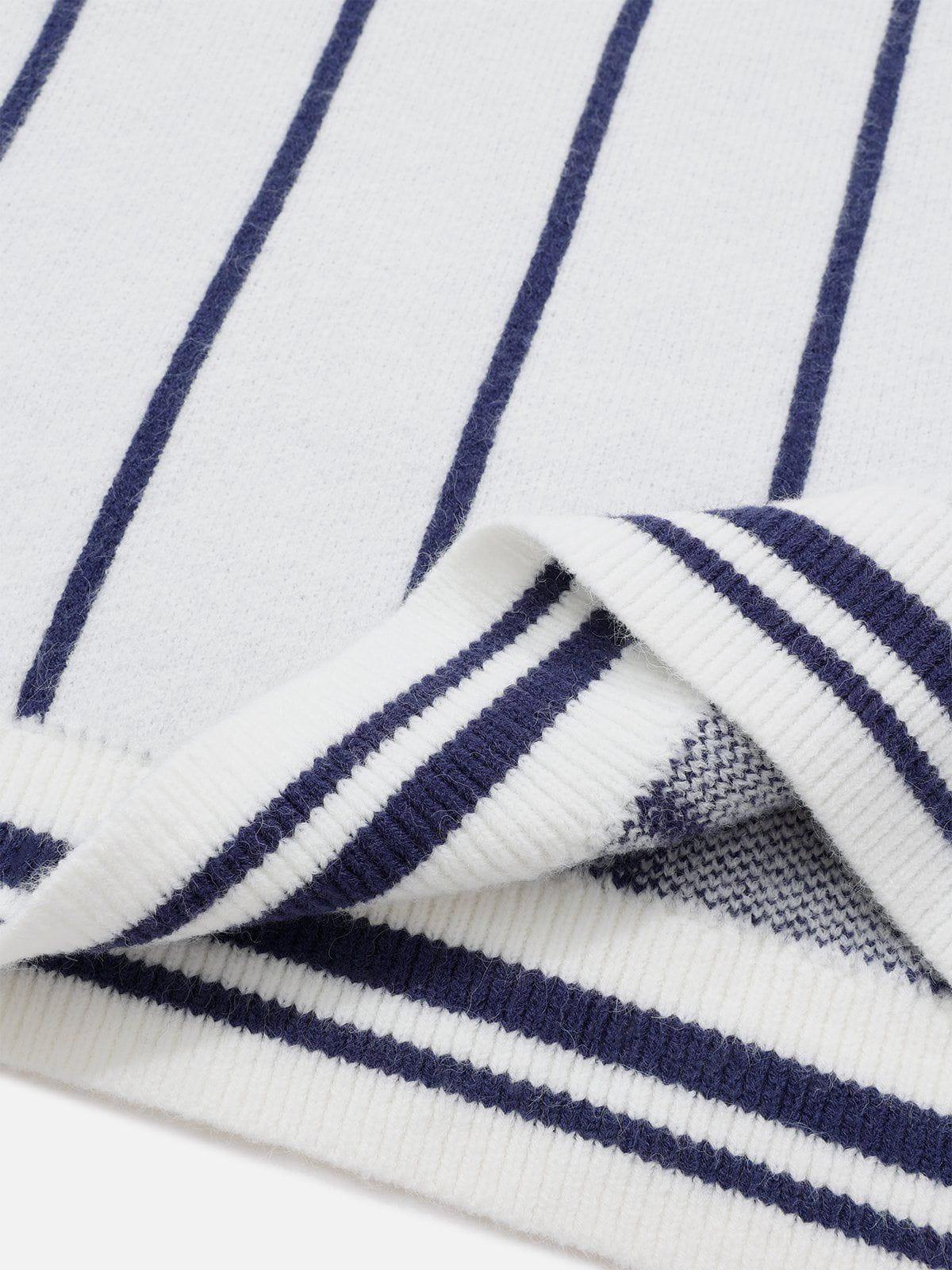 Aelfric Eden Stripe Polo Sweater Product Image